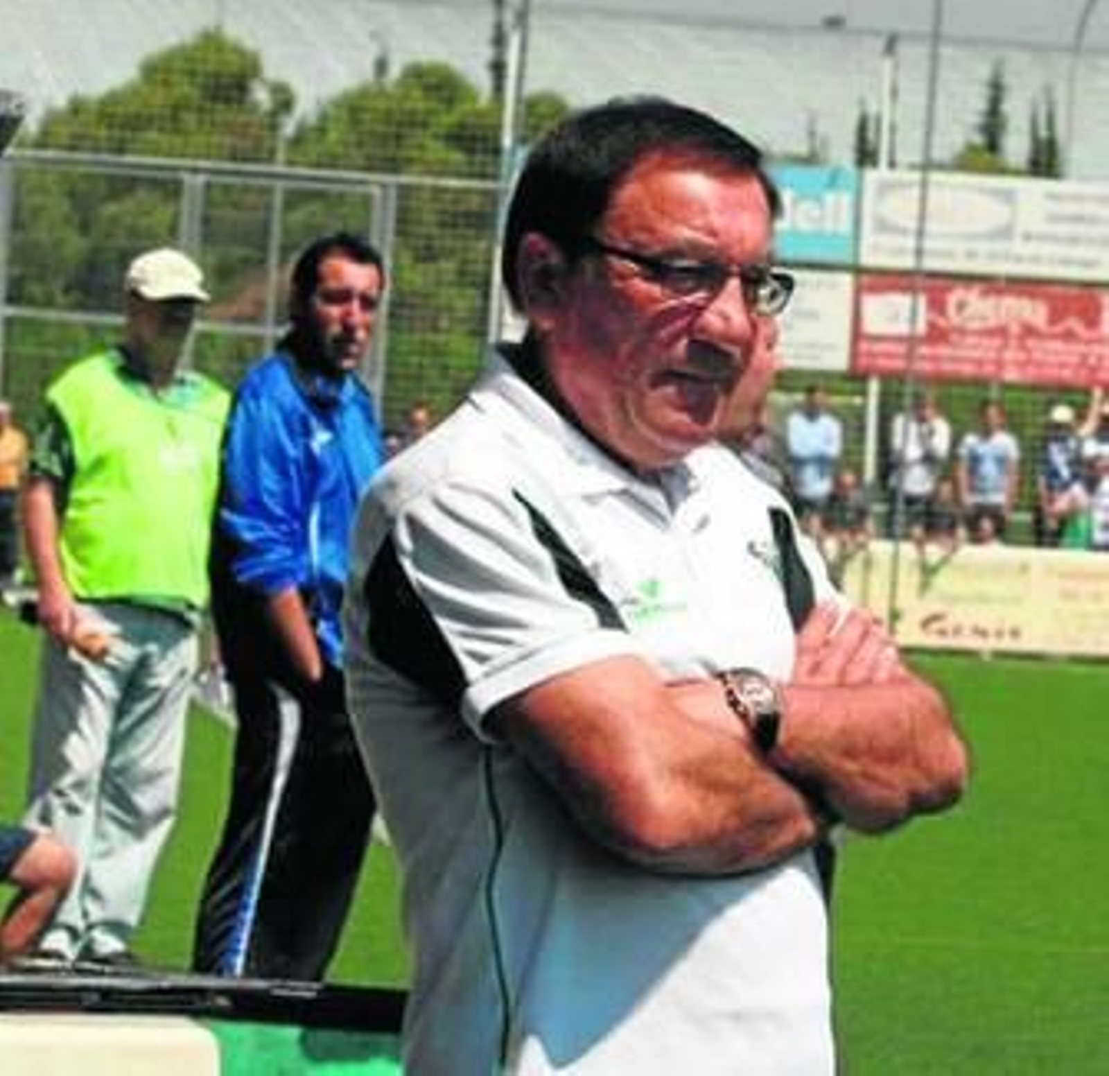 Carrete, en el partido del pasado domingo en El Prat de Llobregat.