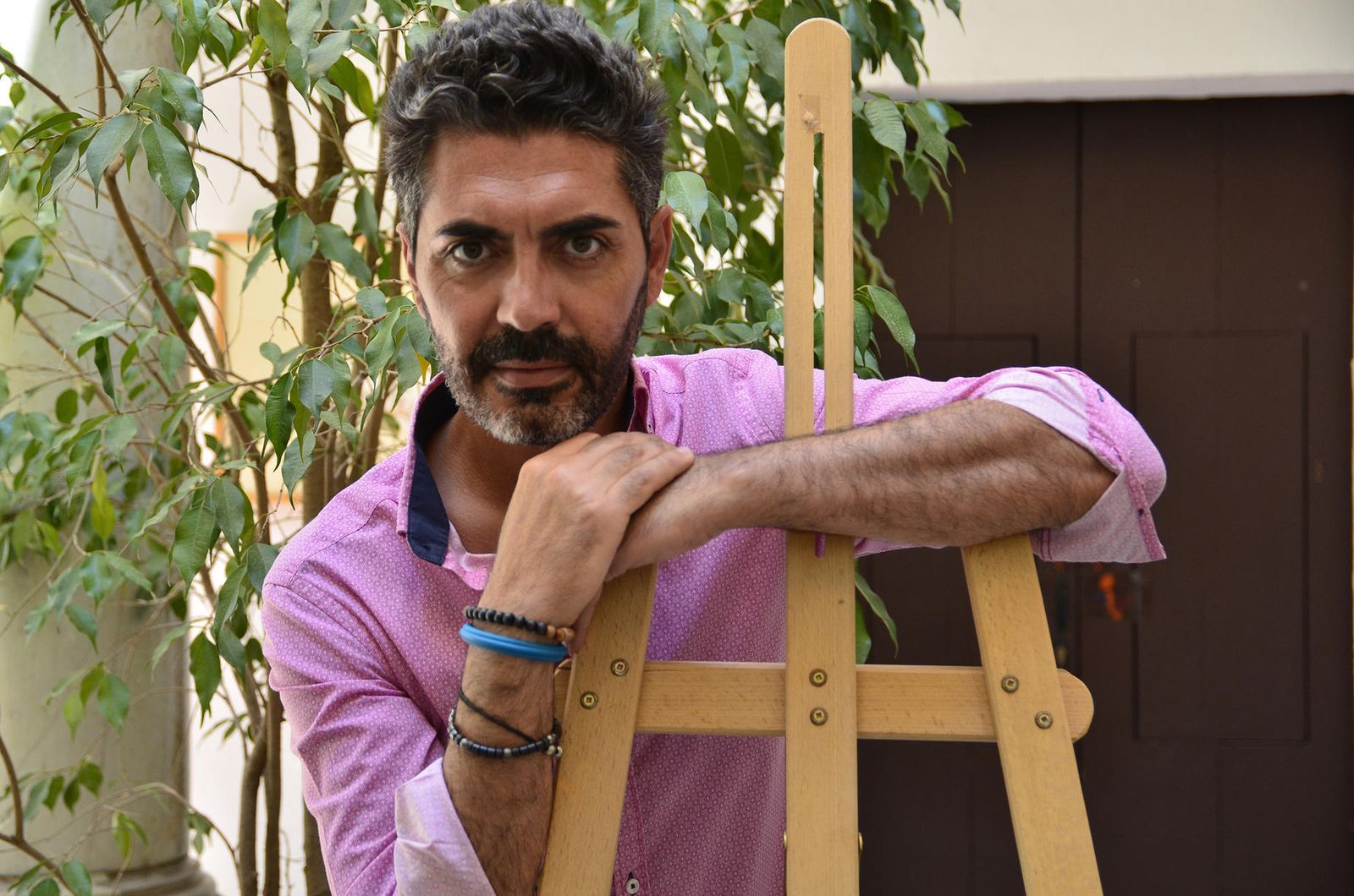 El artista ayamontino Juan Galán.