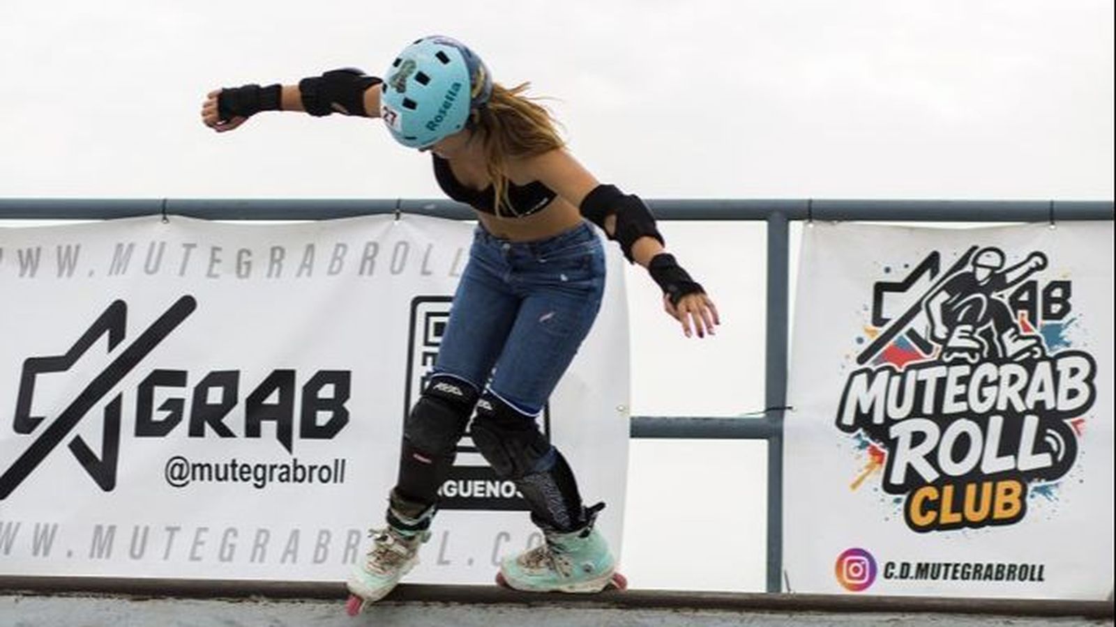 Rosella García durante una competición