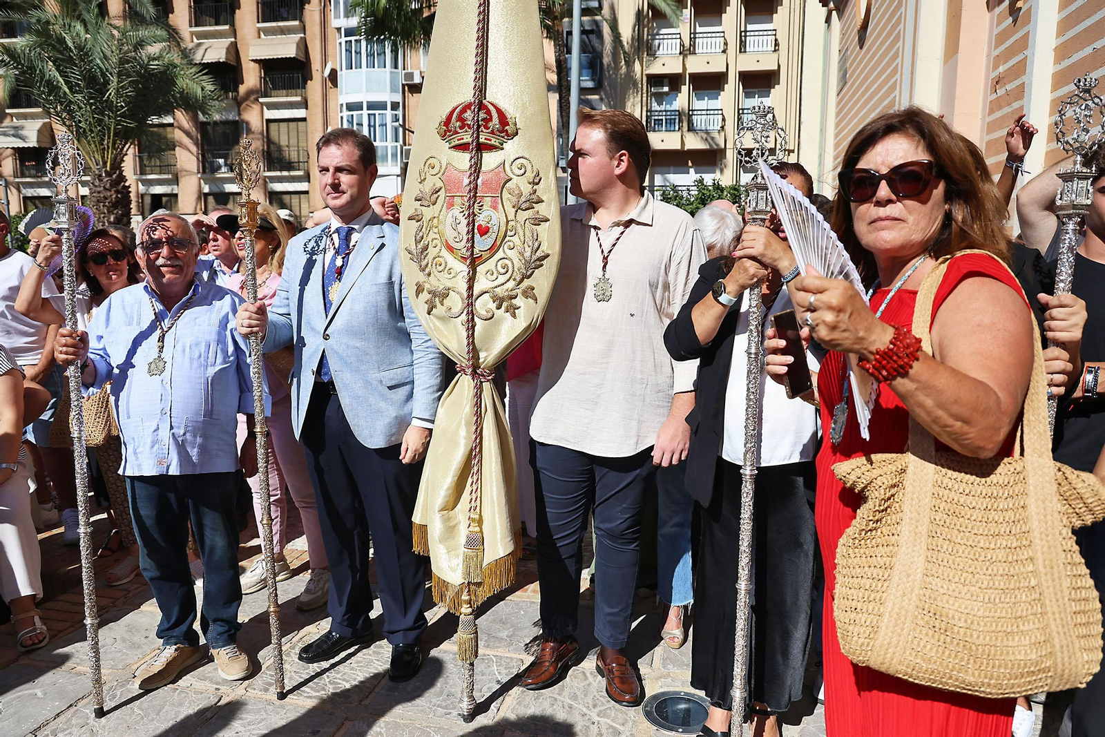 Imágenes de la bajada de la Virgen de la Cinta
