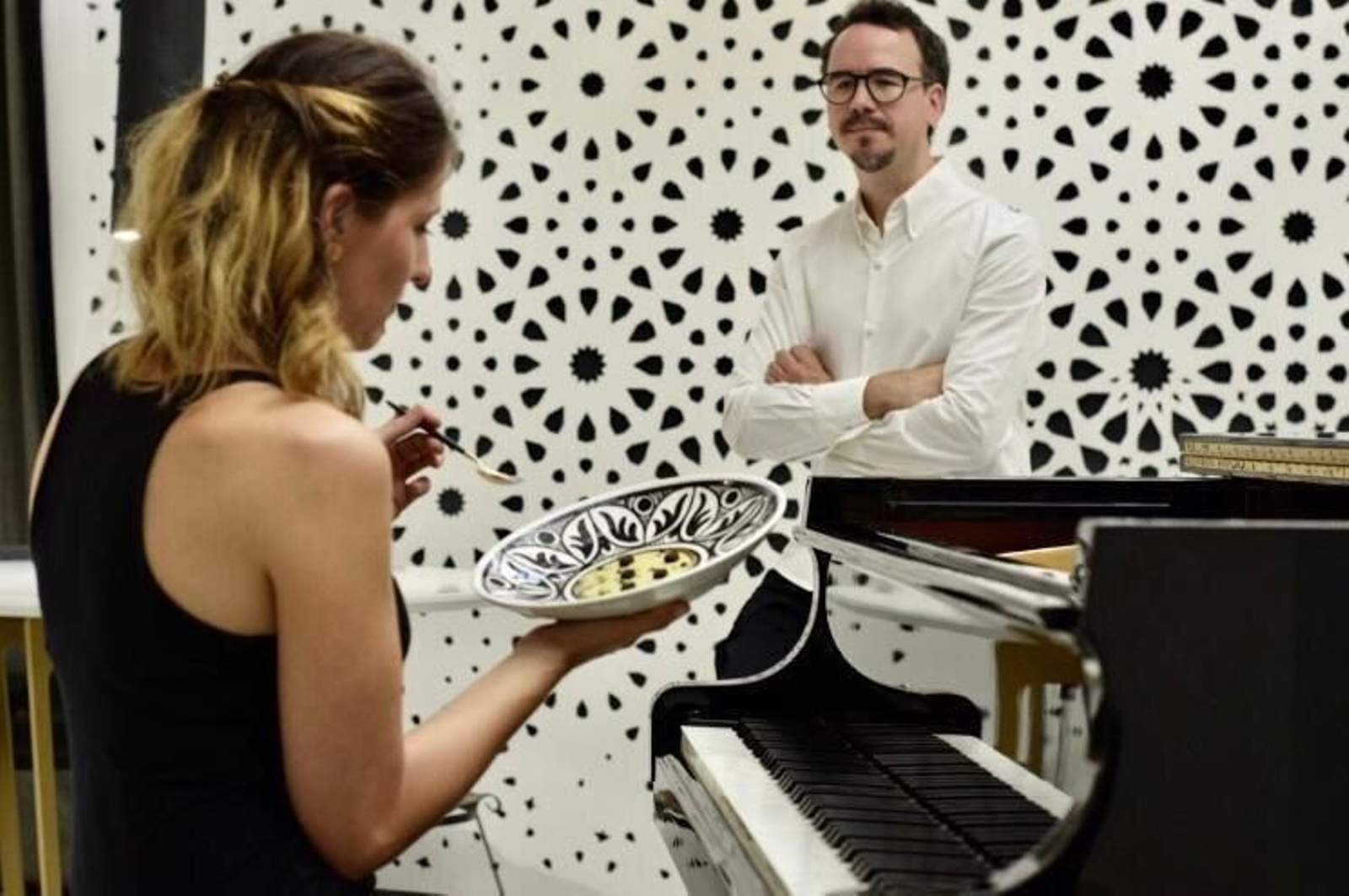 Paco Morales y María Dolores Gaitán, en Noor.