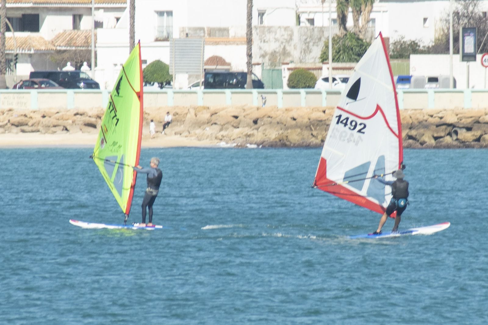 Las fotos de la primera jornada opa de Andalucía de la clase Windsurfer, en La Línea