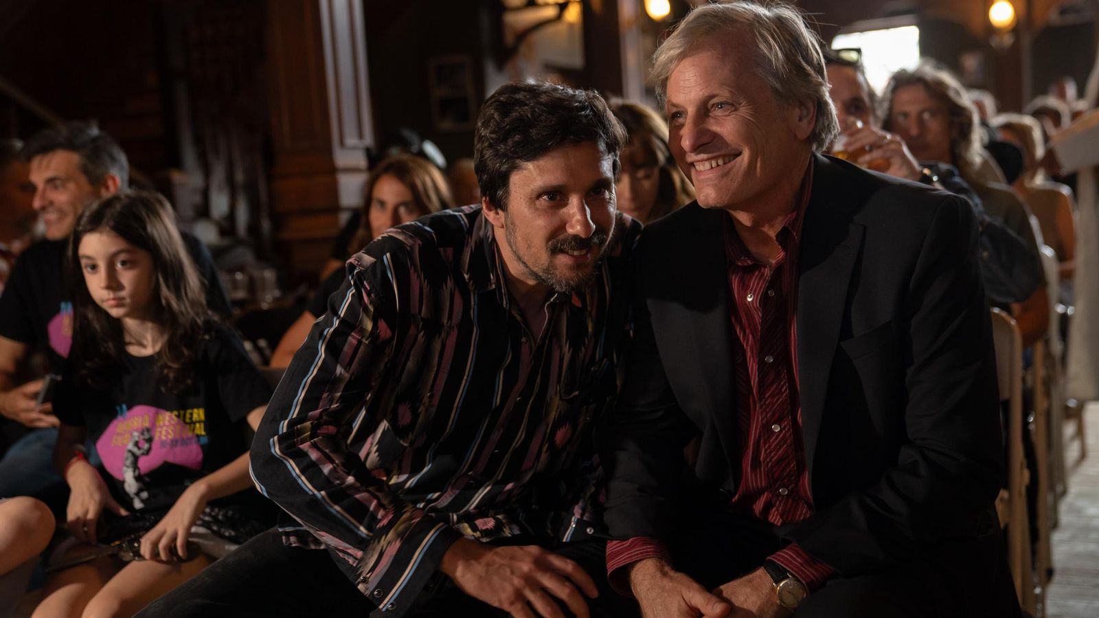 Lisandro Alonso junto al actor Viggo Mortensen.