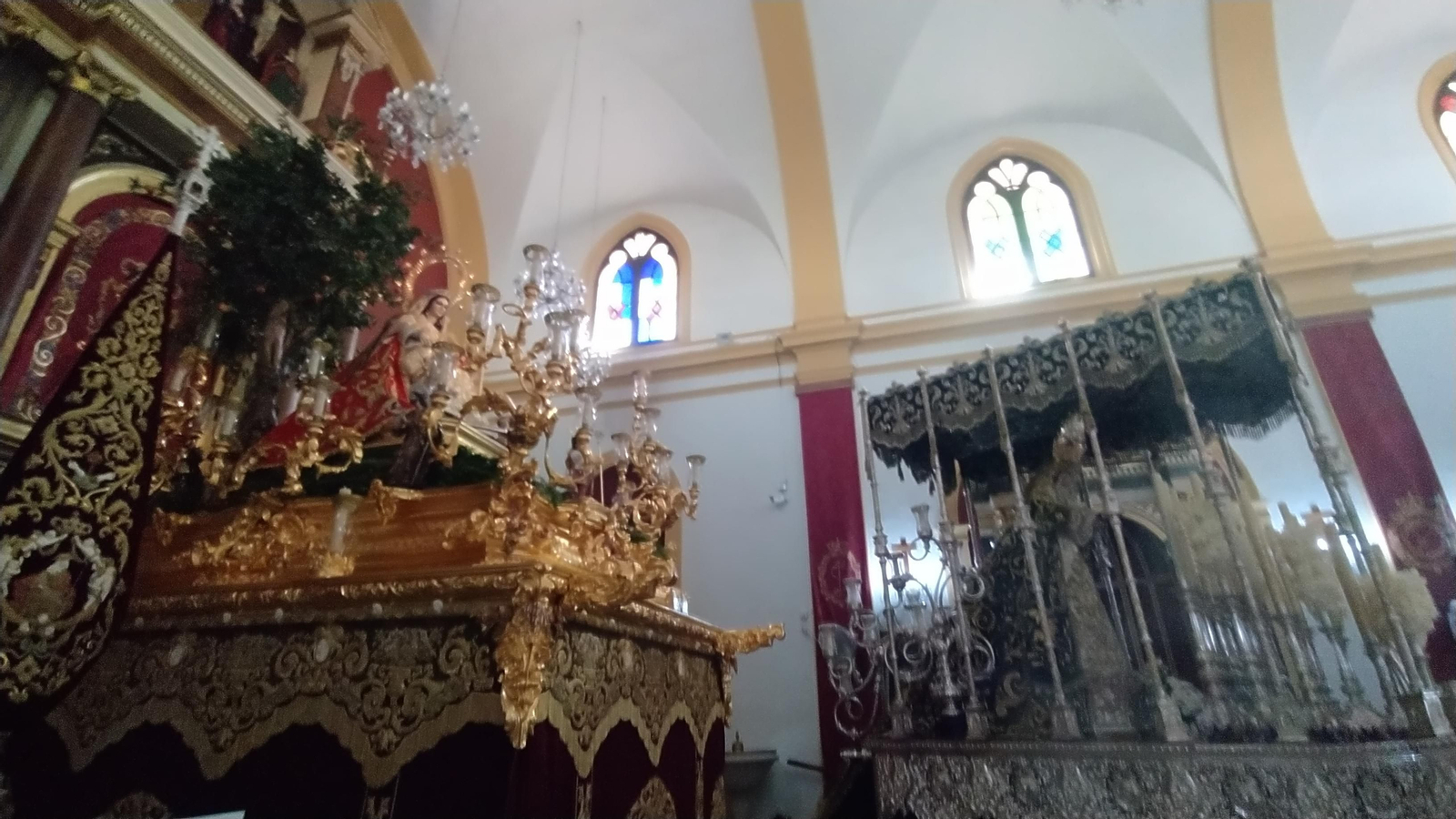 Las vísperas de la Magna Mariana de San Fernando en la iglesia de la Pastora