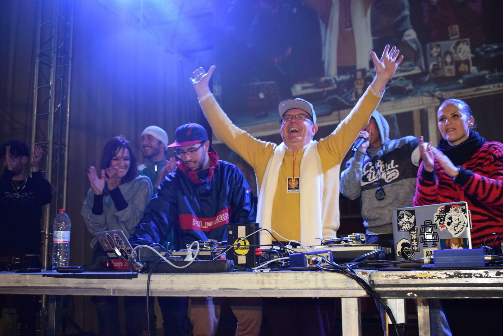 Antonio Bonilla, actual alcalde de Vícar, durante el Hip Hop Street.