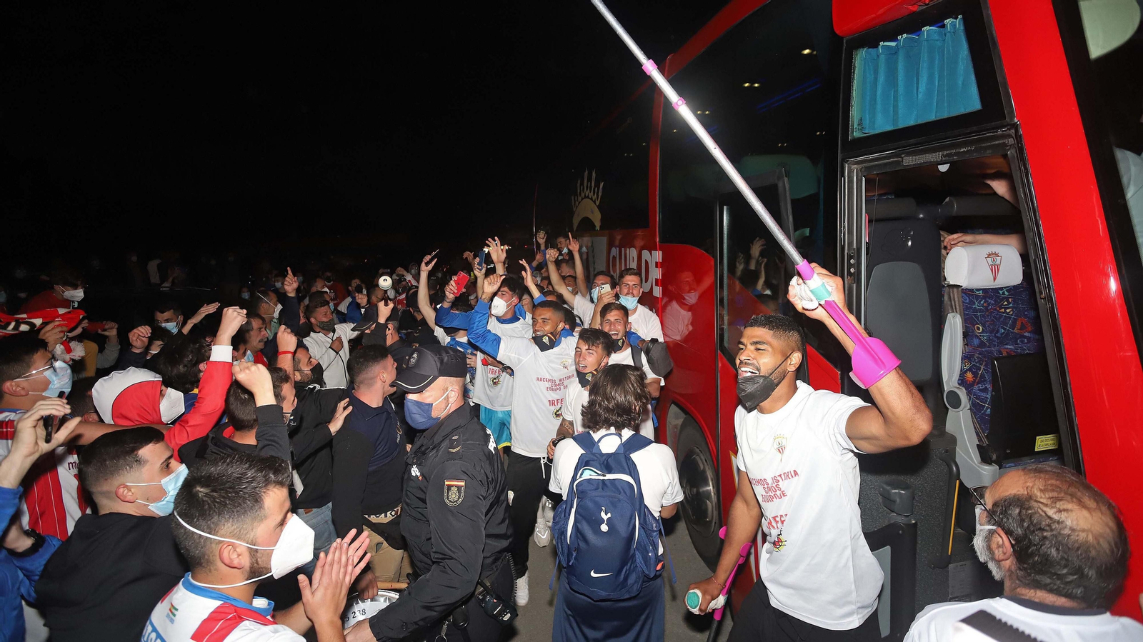Fotos de la celebración del Algeciras CF