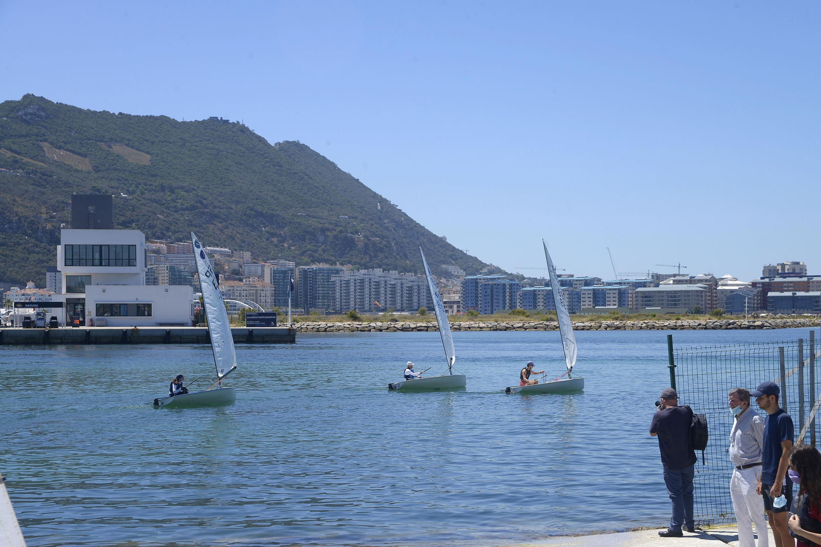 Fotos de la competición de vela en La Linea