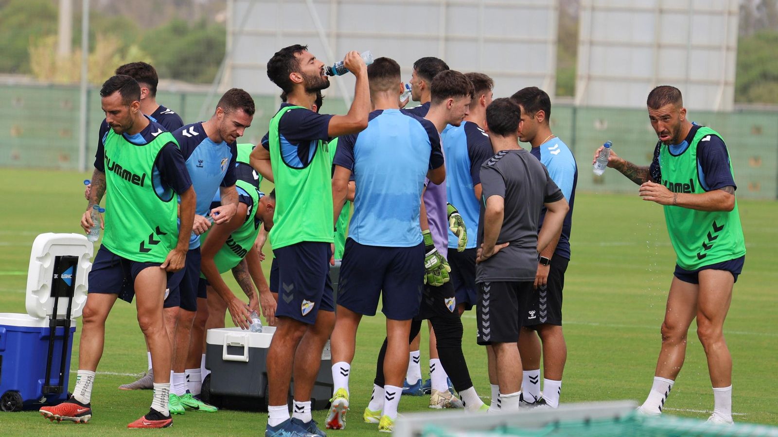 El Málaga CF prueba la Ciudad Deportiva de Arraijanal