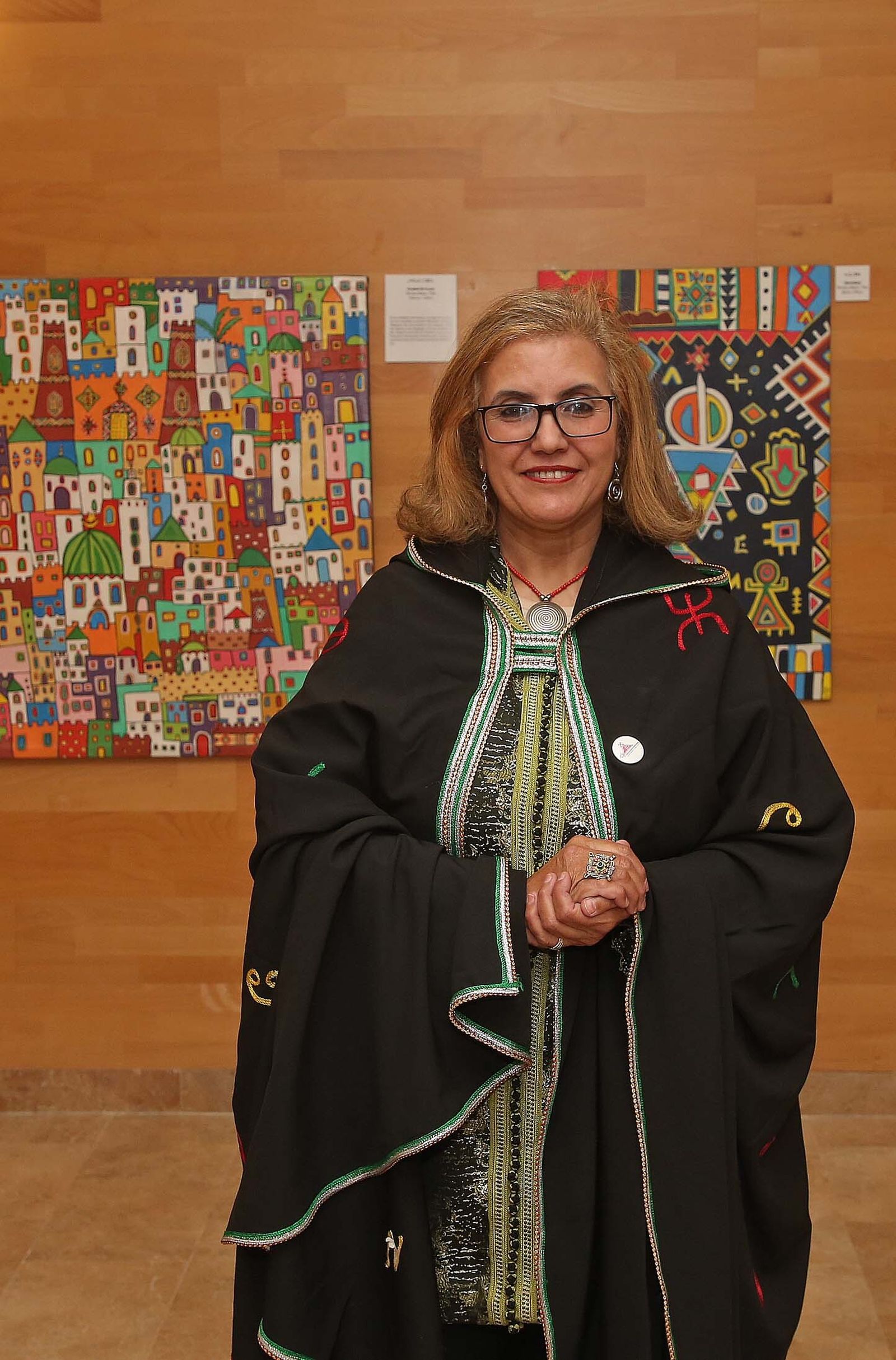 Fotos de la exposición de Zahira Tigtate en Algeciras