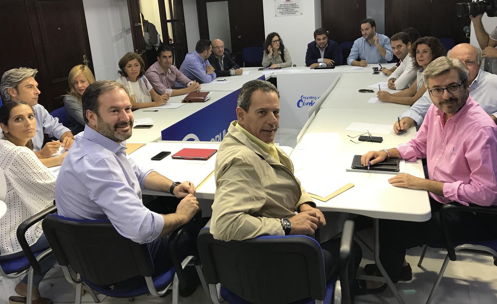 Molina y Merino, en la reunión Interparlamentaria.