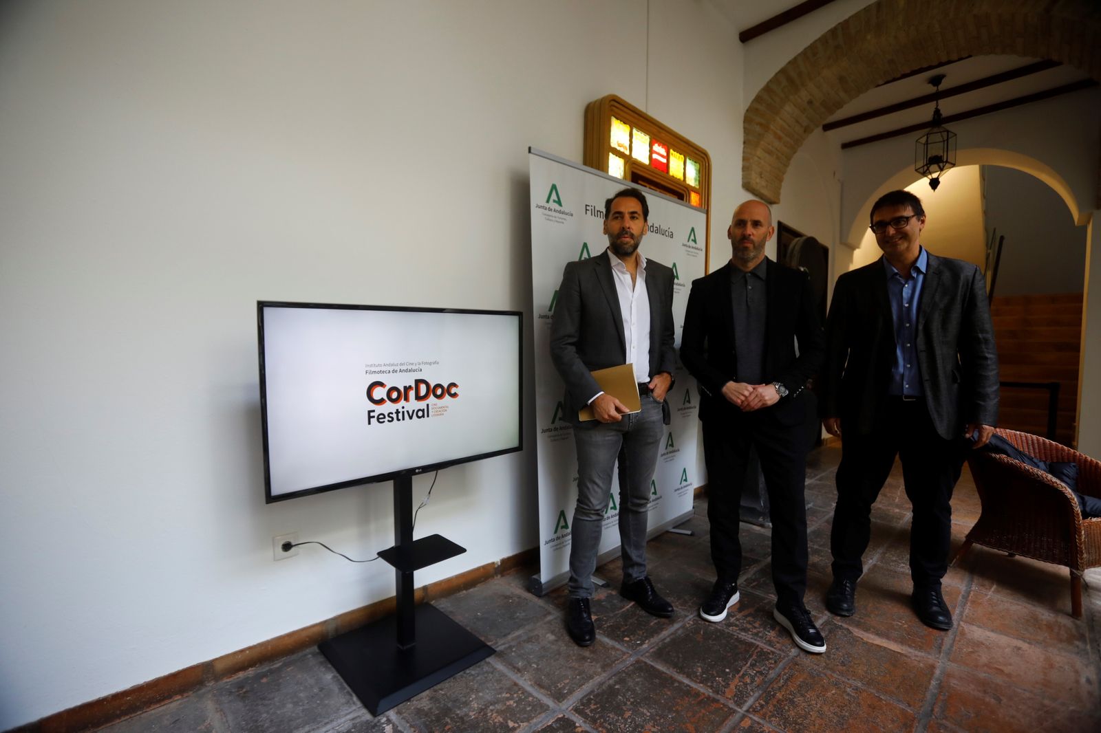 Presentación del programa del festival CorDoc en la Filmoteca.