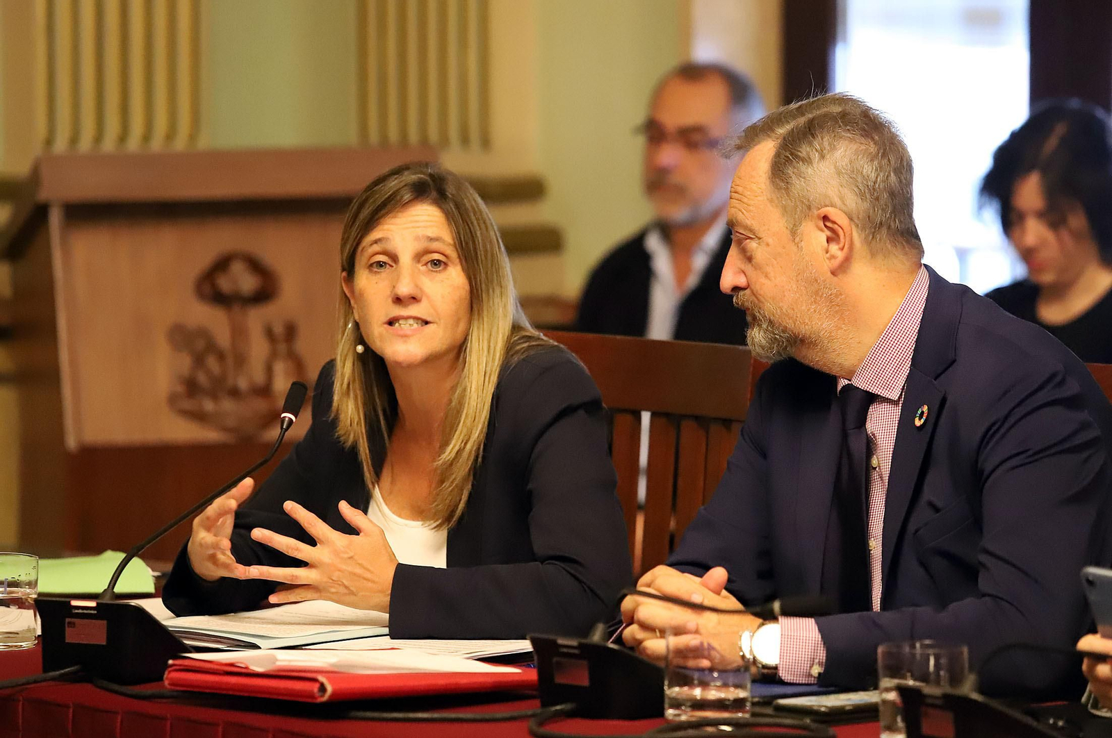 Imágenes del pleno celebrado en el Ayuntamiento de Huelva