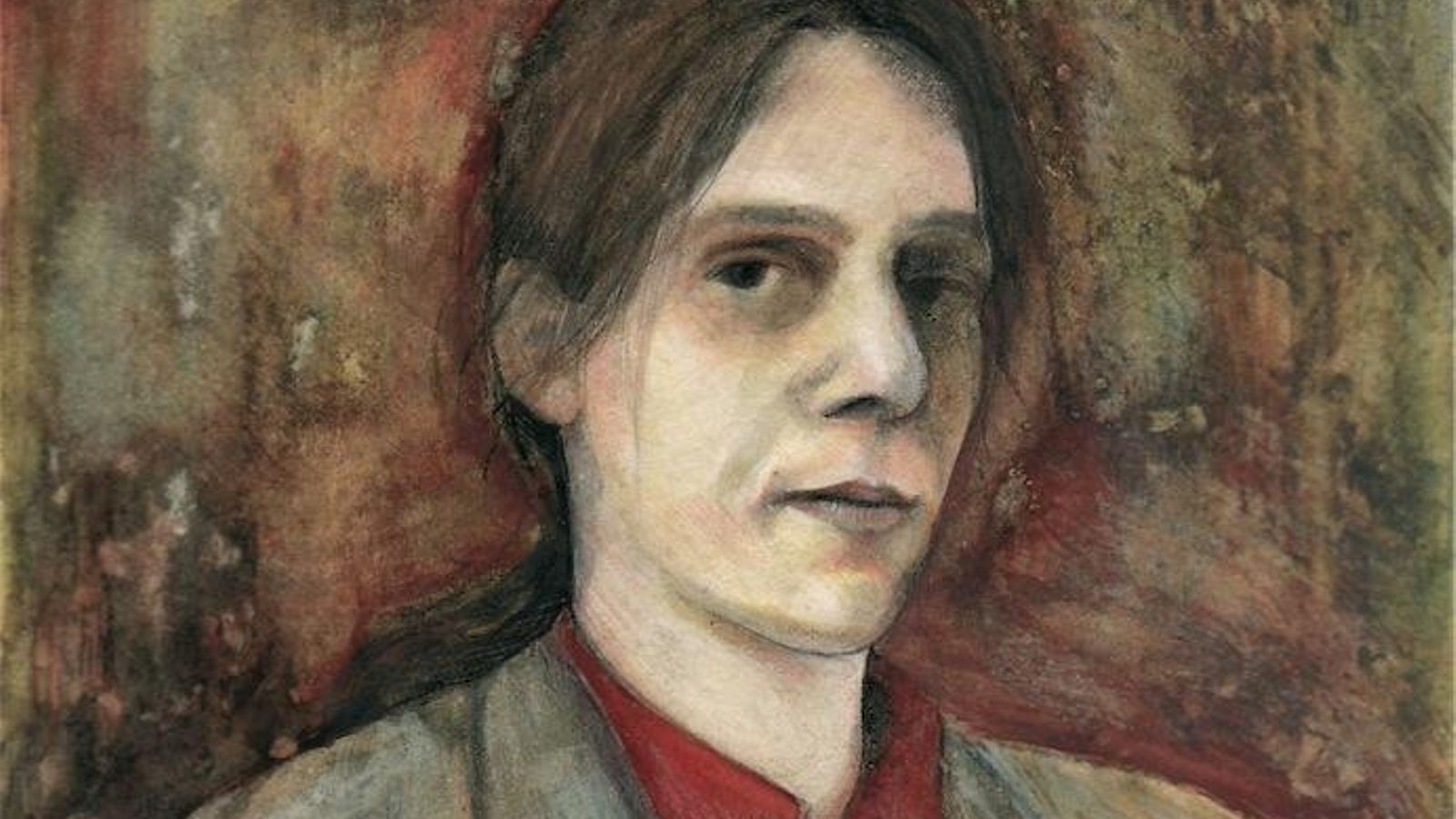 Autorretrato de Luis Quintero en acuarela.