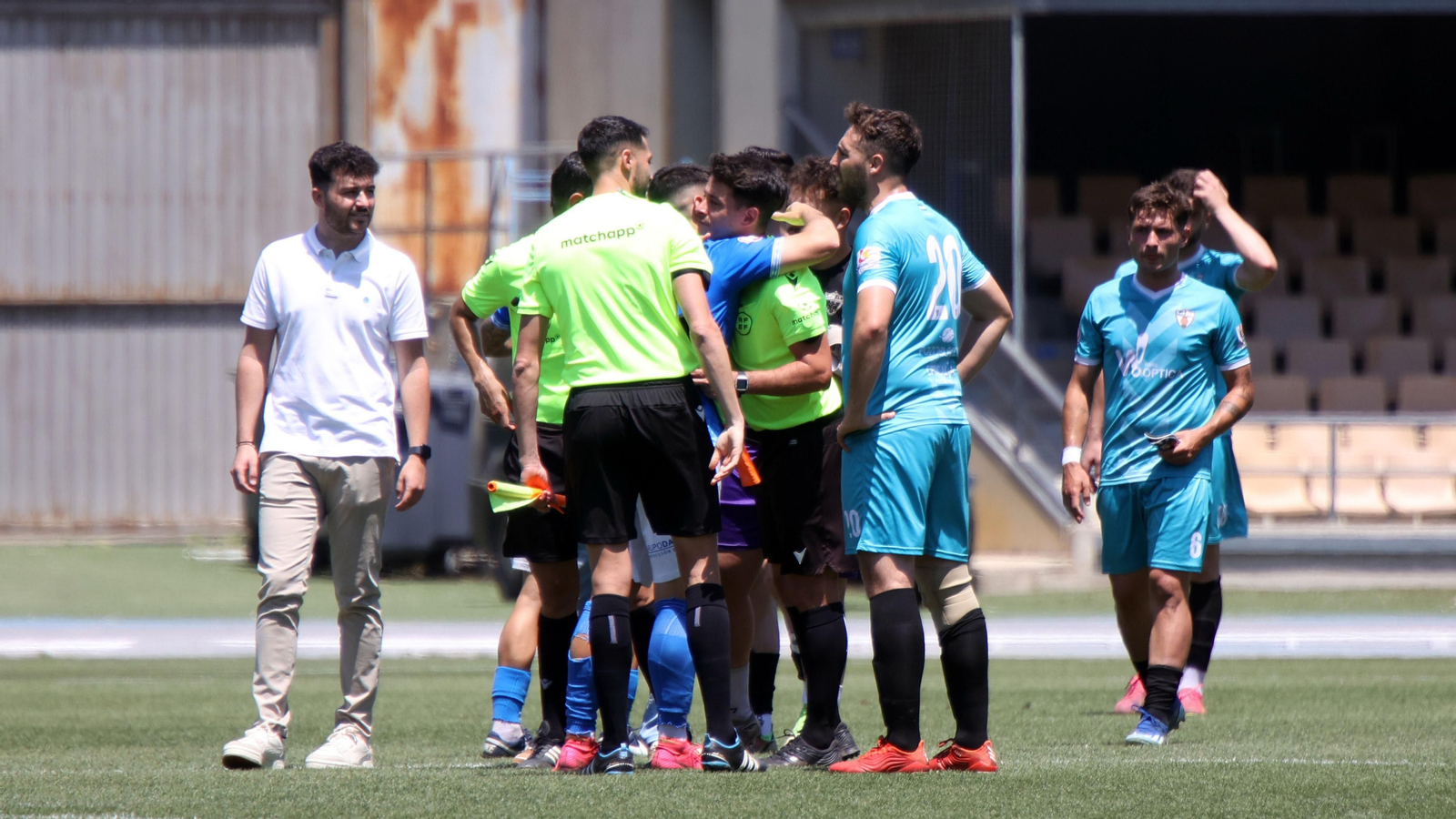 Último partido de liga del Xerez DFC - CD Pozoblanco en Chapín