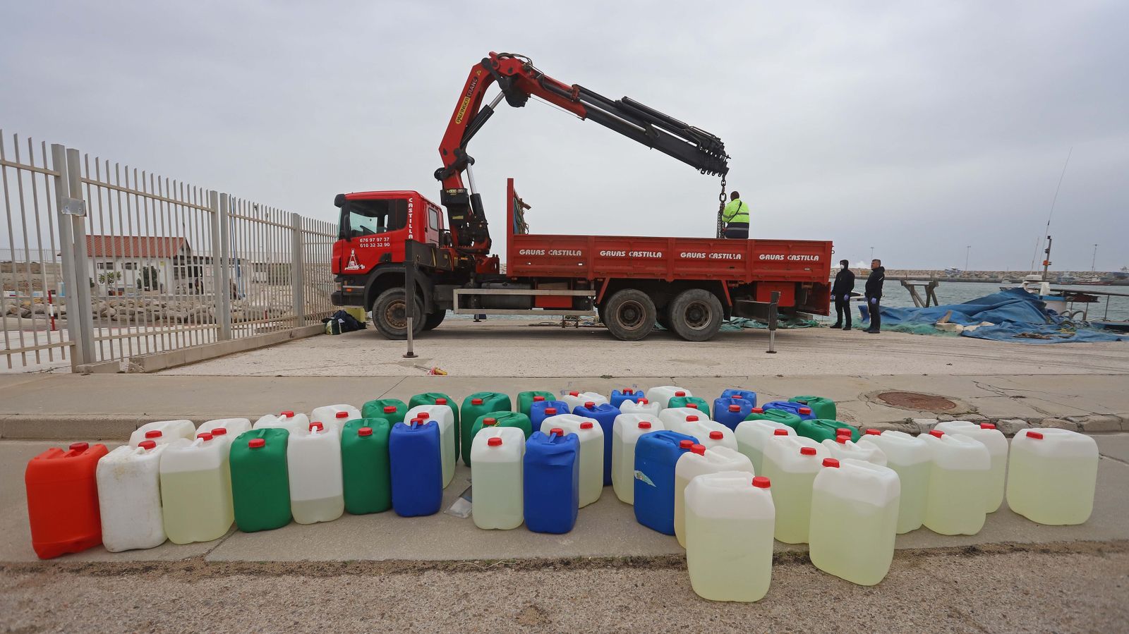 Fotos del temporal de levante en el Campo de Gibraltar