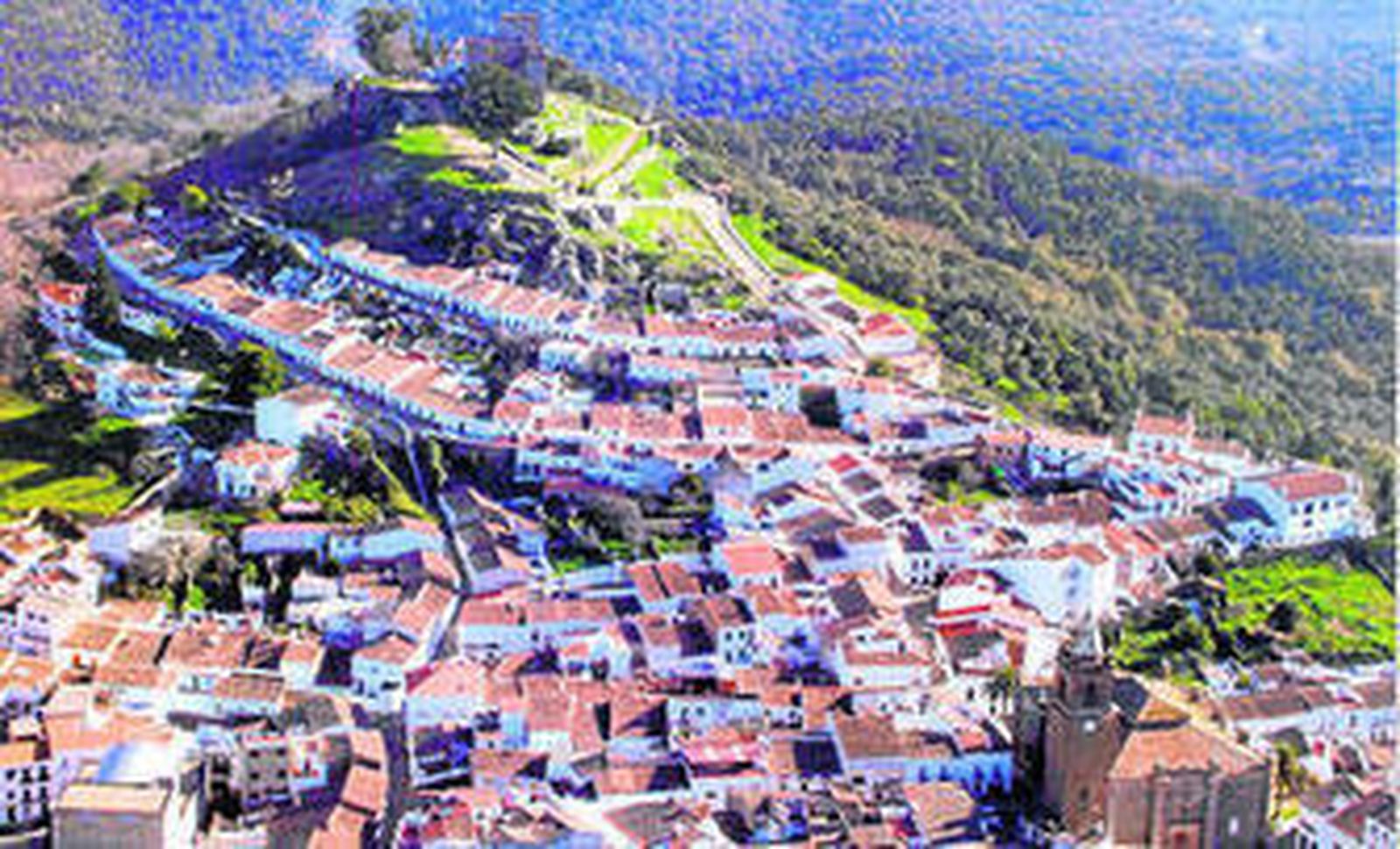 Vista panorámica de Cortegana.