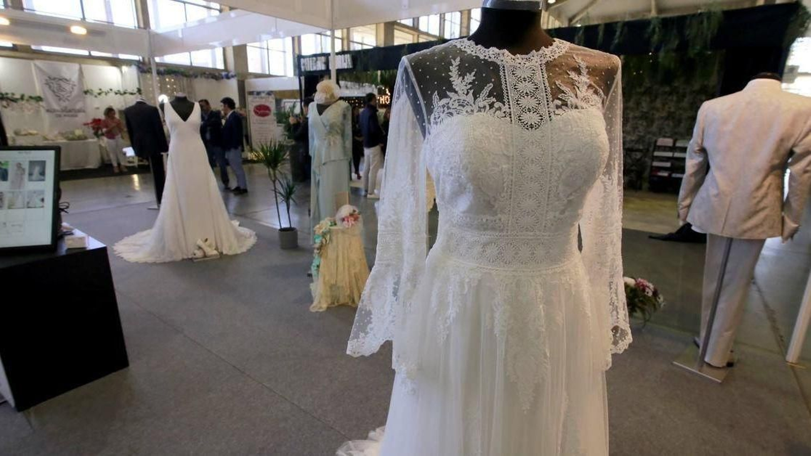 Un expositor de Bodasur en Ifeca.