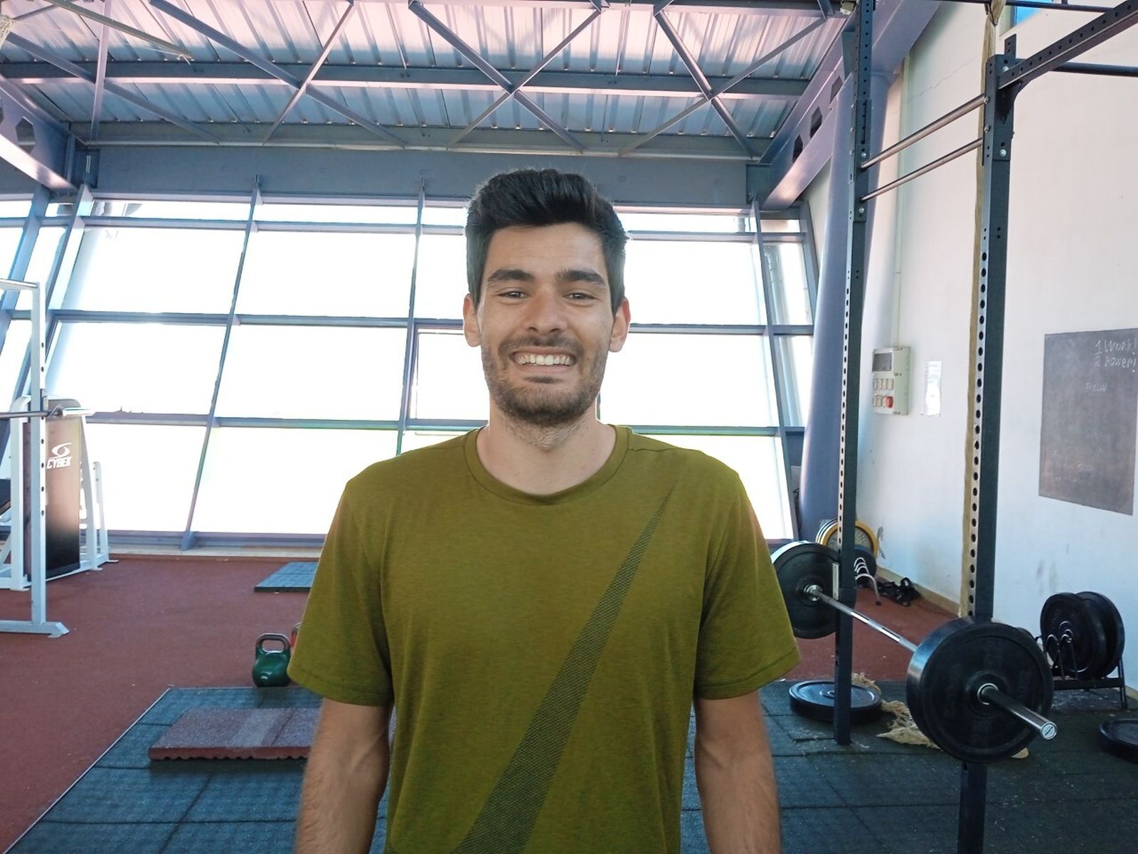 Héctor Santos logró la medalla de plata en Salamanca con una excelente marca.