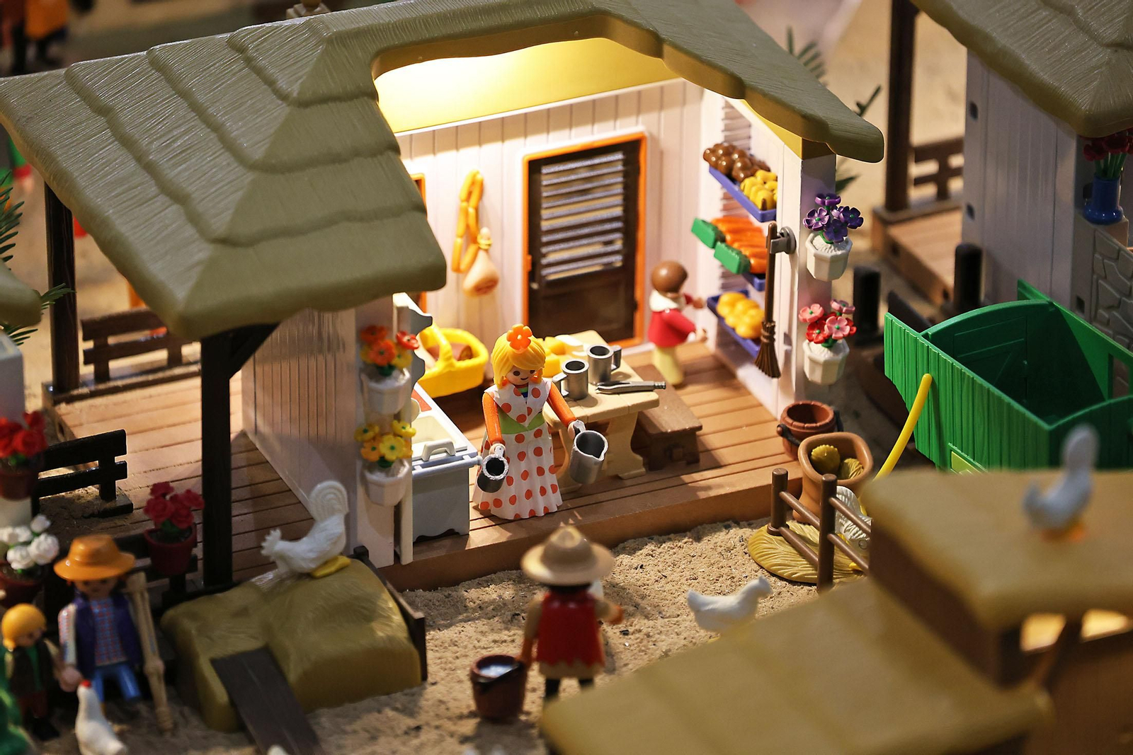 Imágenes del Belén de Playmobil más grande del mundo dedicado al Rocío