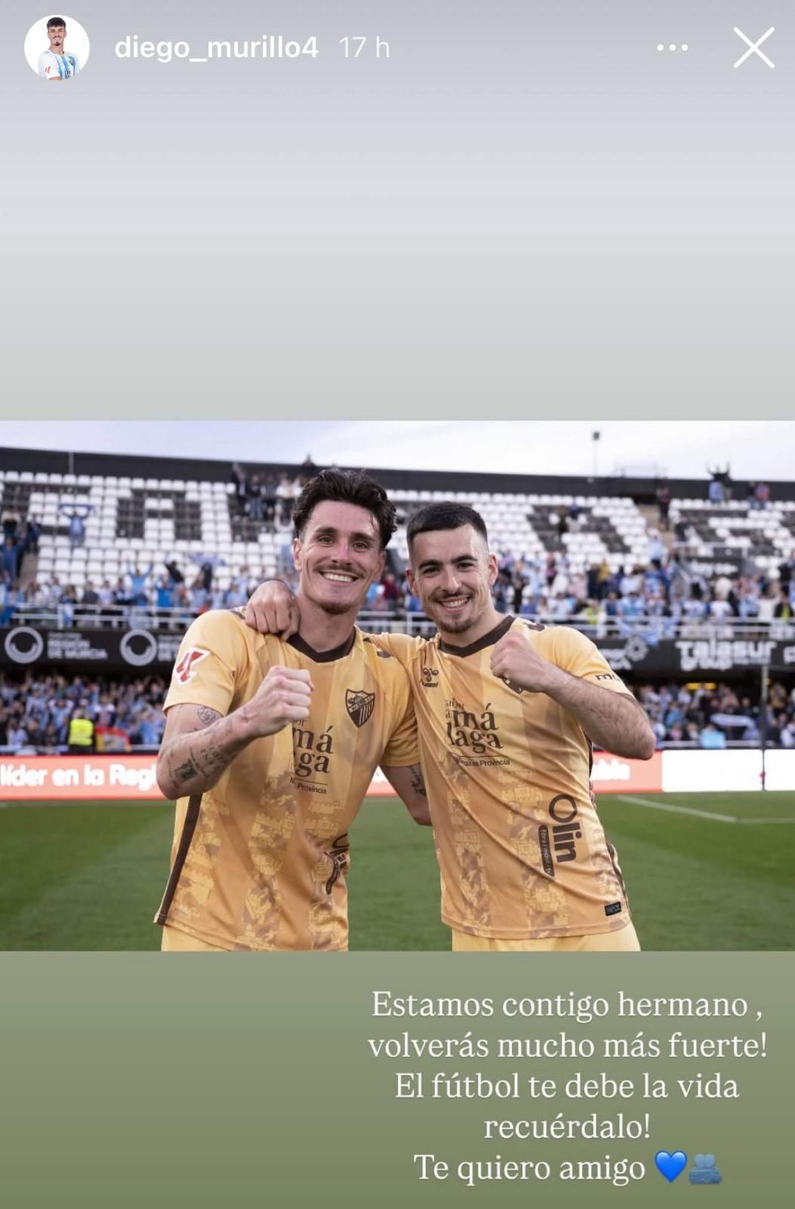 El fútbol se vuelca con Ramón Enríquez: "Estamos todos contigo"