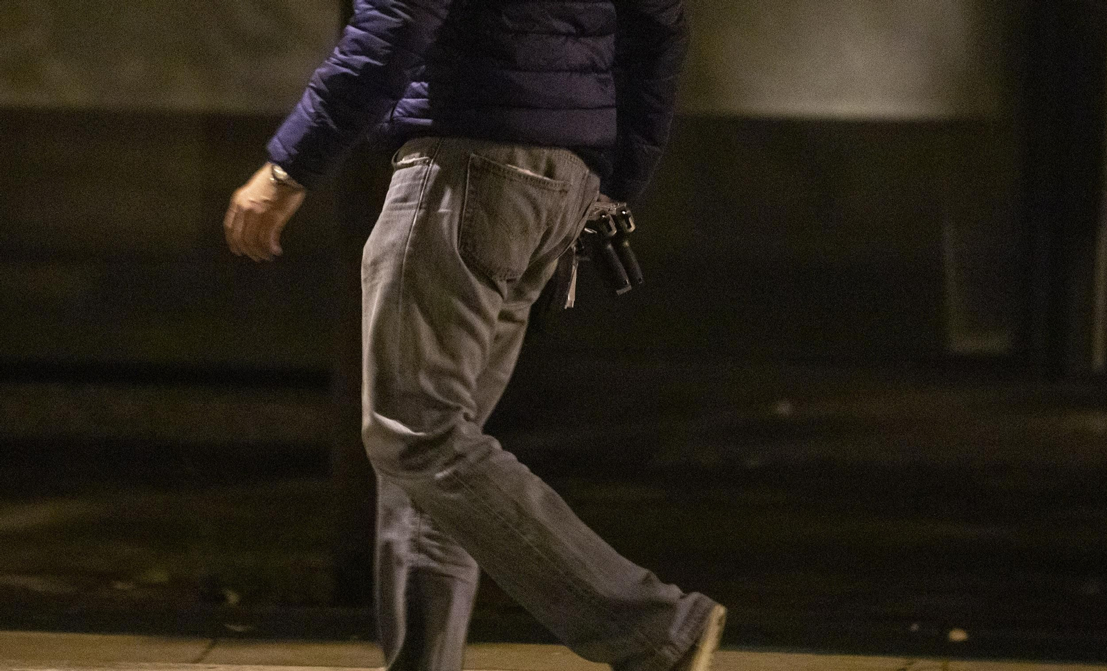 Fotos del suceso ante la comisaría de la Policía Nacional en Nervión