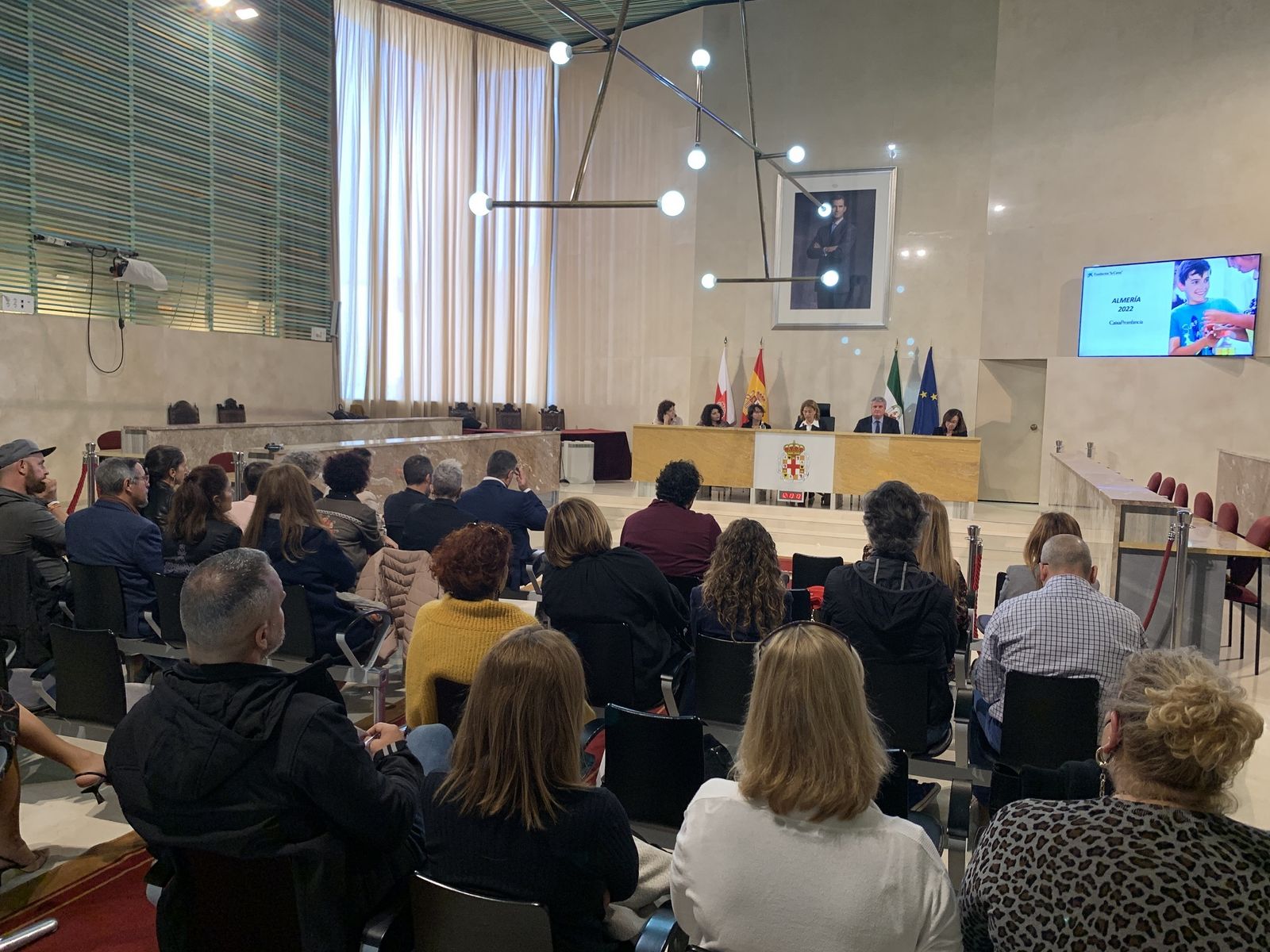 Acto de constitución de la Mesa que abordará la pobreza infantil en Almería
