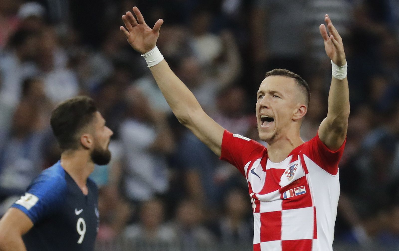 El Francia-Croacia de la final del Mundial de Rusia, en imágenes