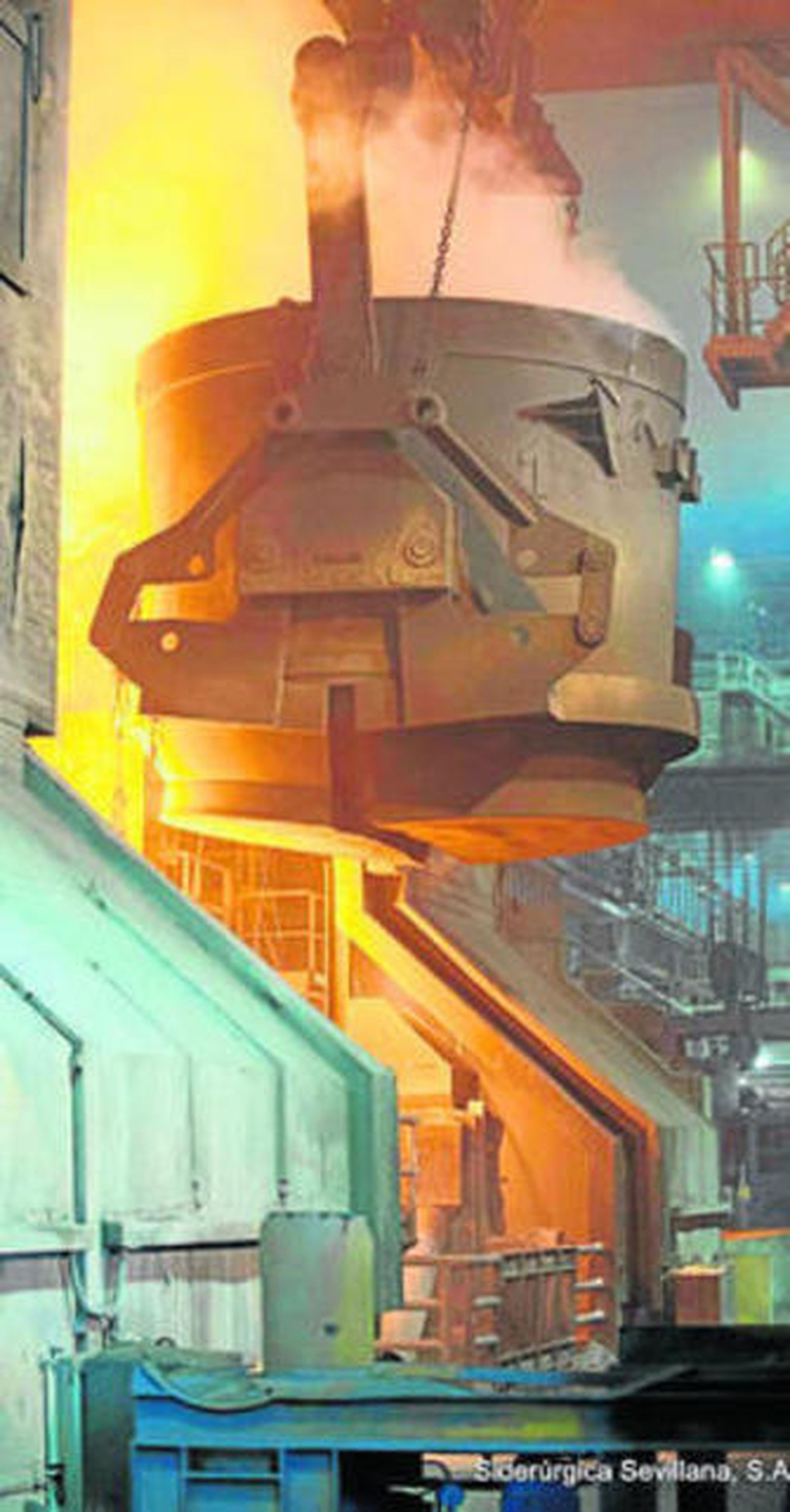 Instalaciones de Siderúrgica Sevillana, con sede en Alcalá.