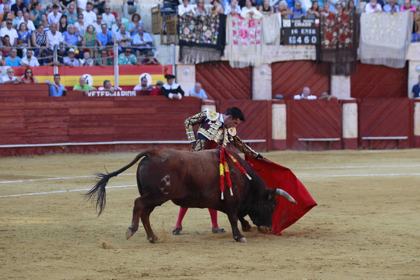 Triunfo del diestro Emilio de Justo en la Corrida de Toros de la Feria de Almería 2023