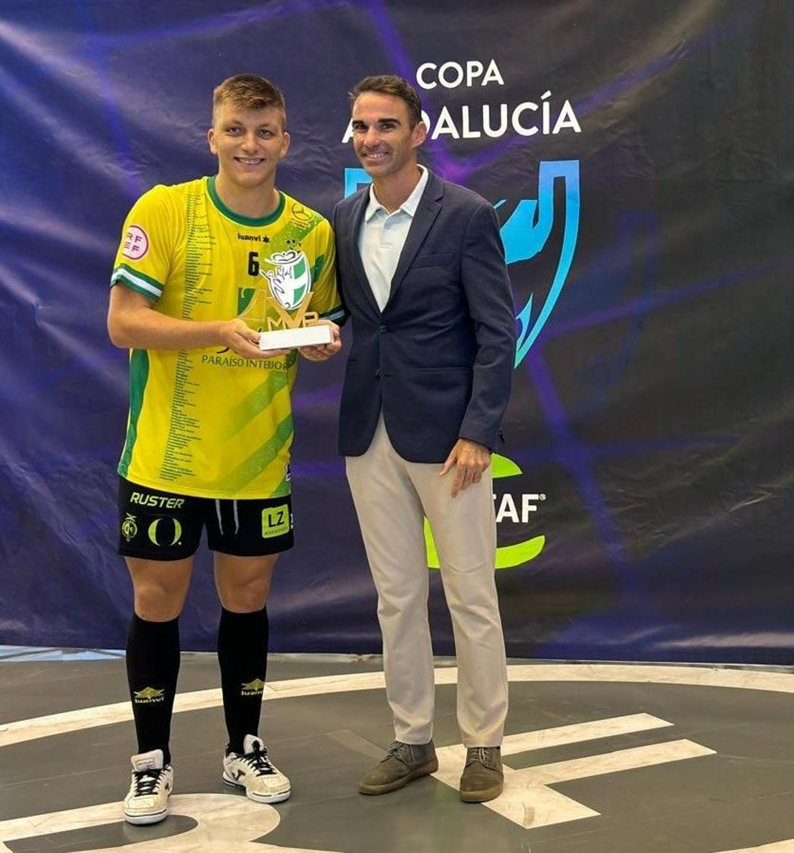 Cristian Rubio, MVP de la final.