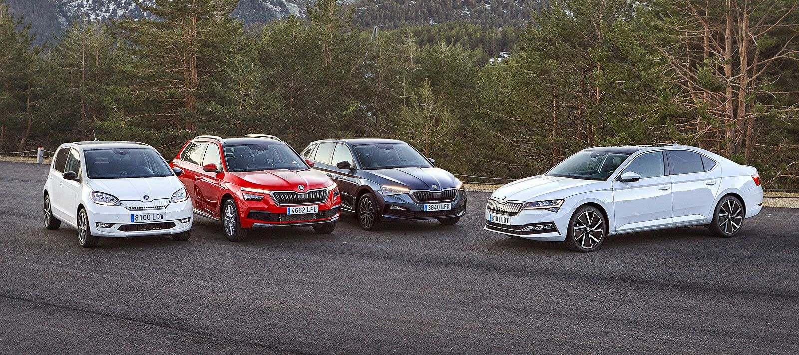 La gama ECO de Skoda, al completo.