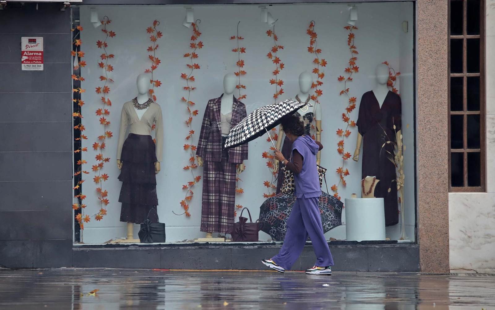 Fotos de la lluvia provocada por la borrasca atlántica en Algeciras