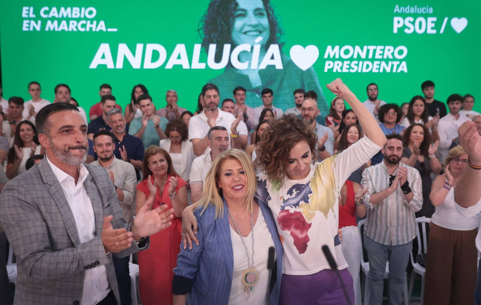 María Jesús Montero presenta en Jerez su candidatura a la Junta de Andalucía