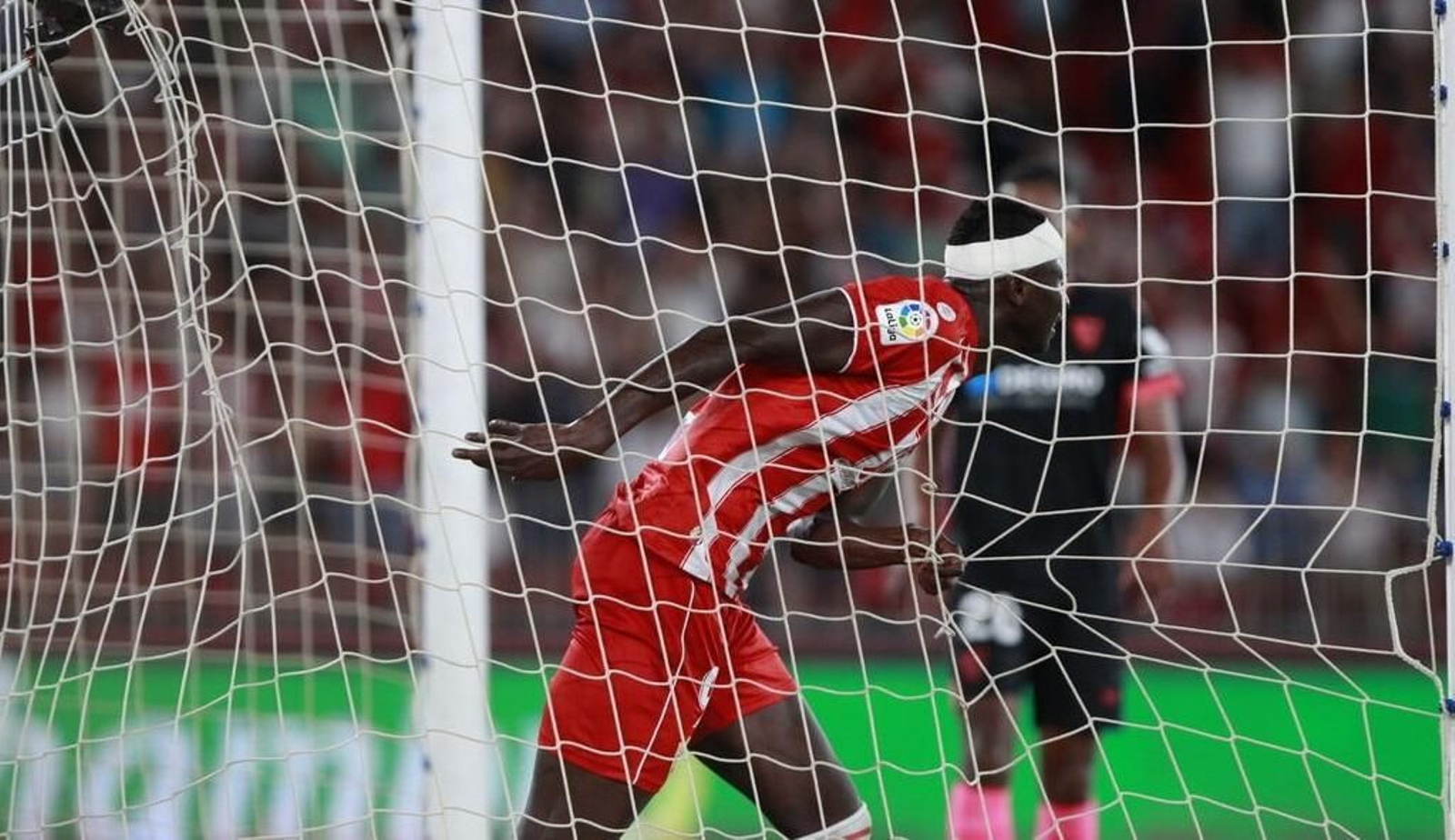 El nigeriano, en el encuentro del pasado sábado