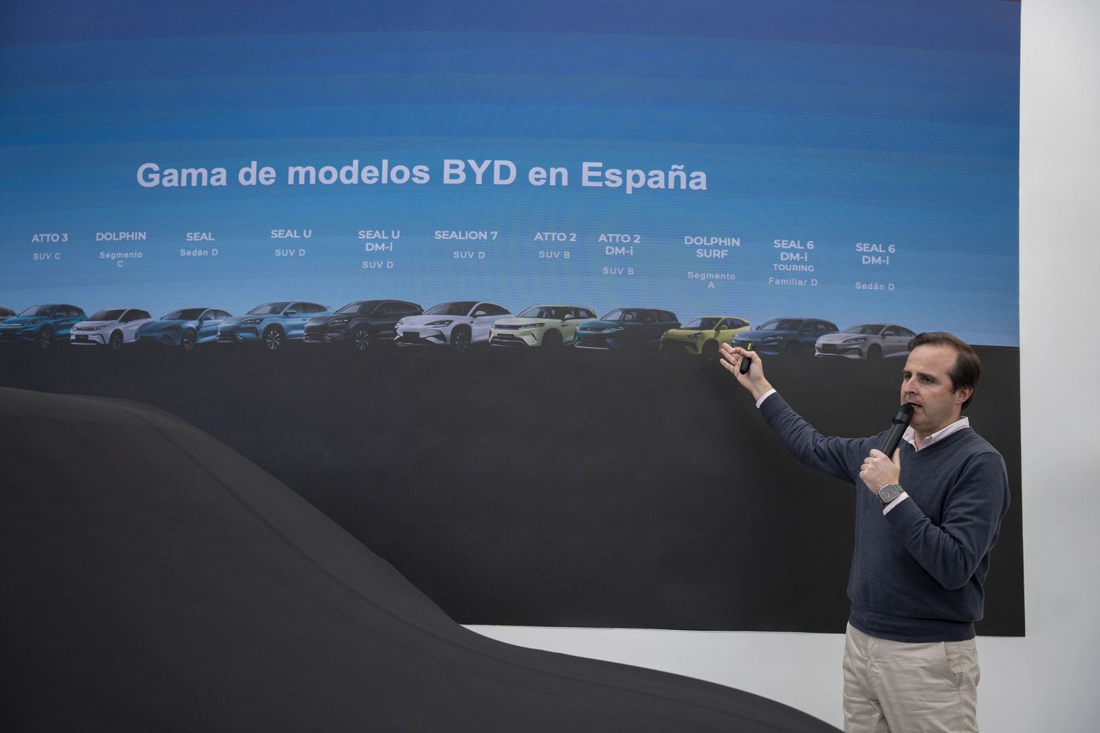 Presentación del nuevo BYD Atto, el coche eléctrico en imágenes