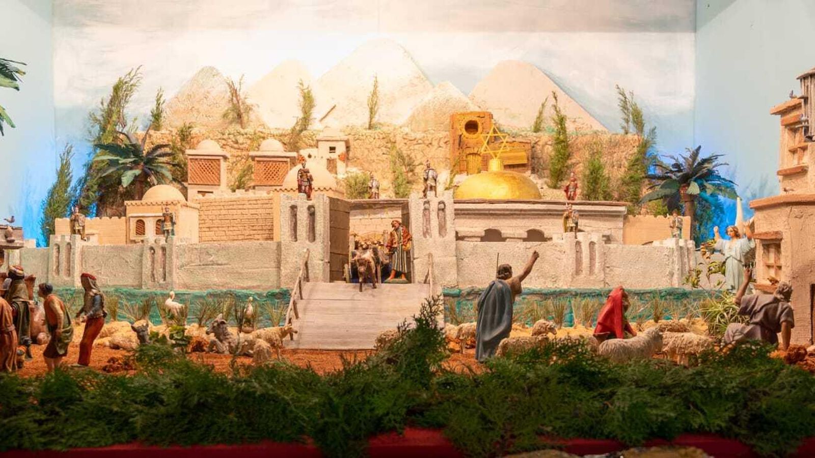 El belén de la AVV Segunda Aguada.