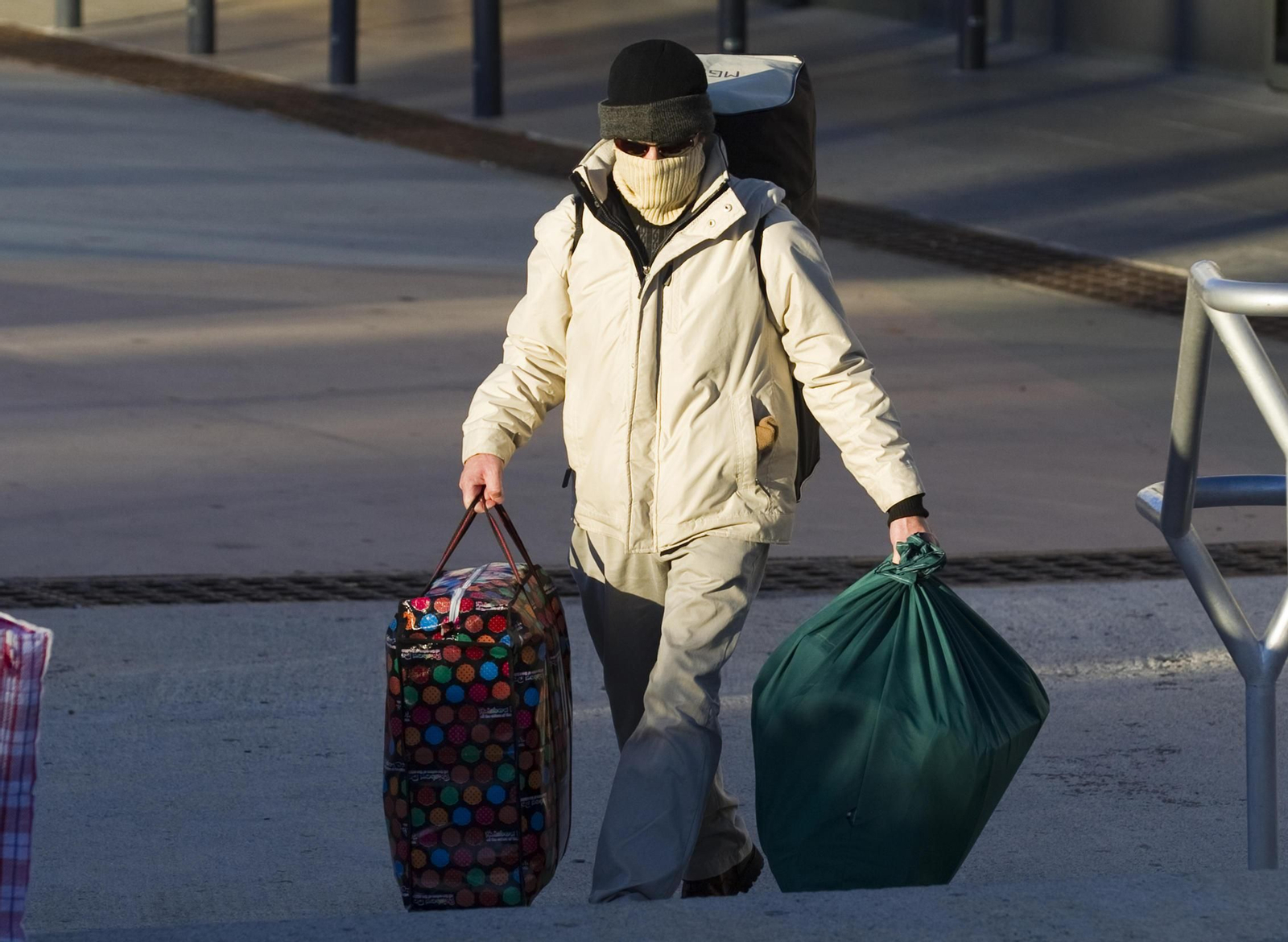 El Loco del chándal, a su salida de la cárcel en 2013.