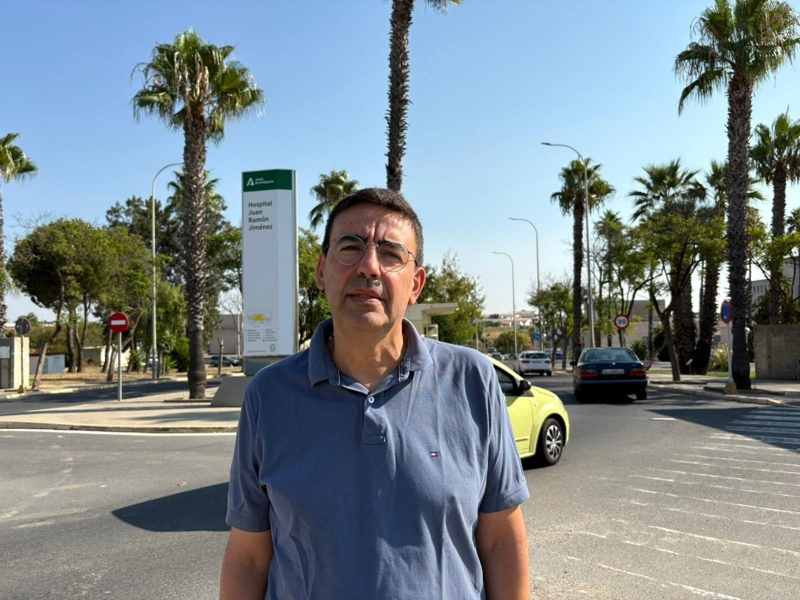 El portavoz de Presidencia del PSOE-A y parlamentario por Huelva, Mario Jiménez.