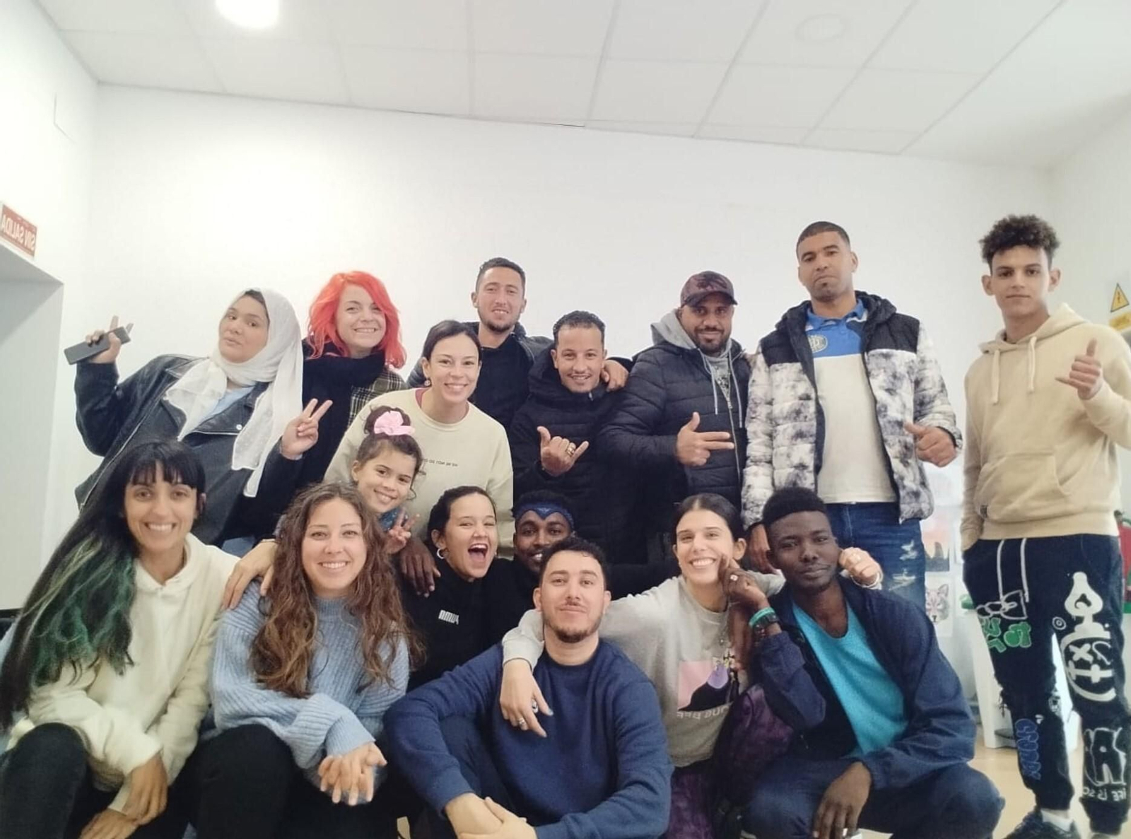 Jóvenes participantes en una de las formaciones de Ceain.