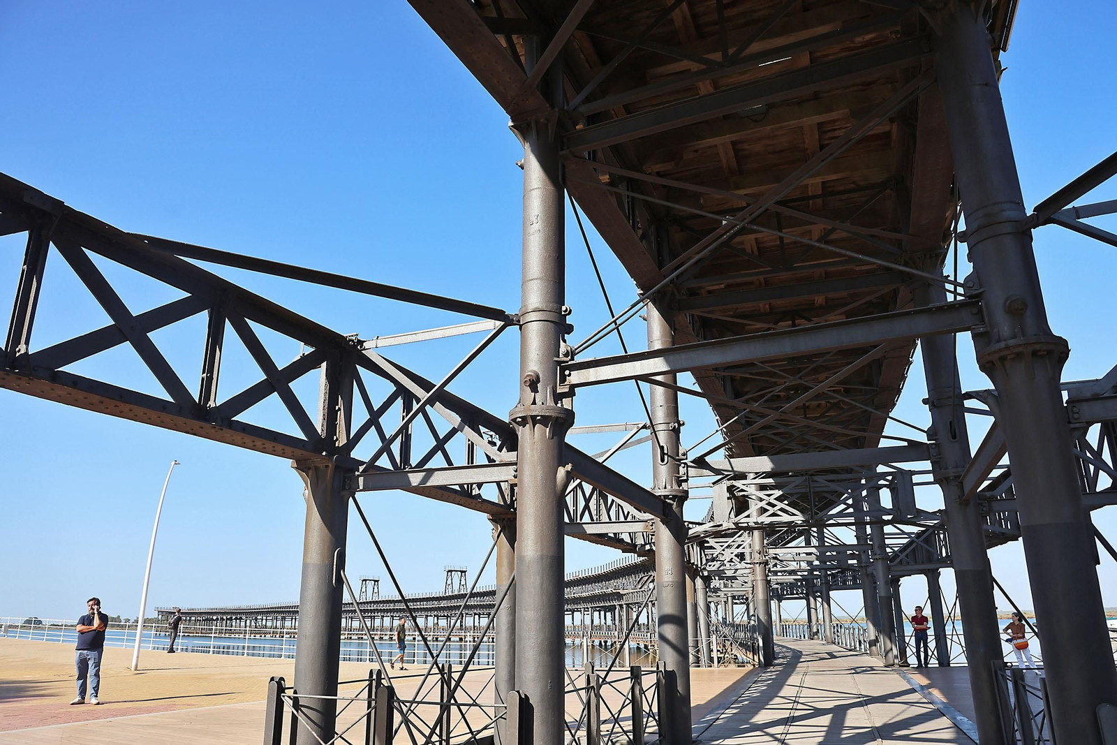 Inauguración de la unión del muelle de la Río Tinto en Imágenes