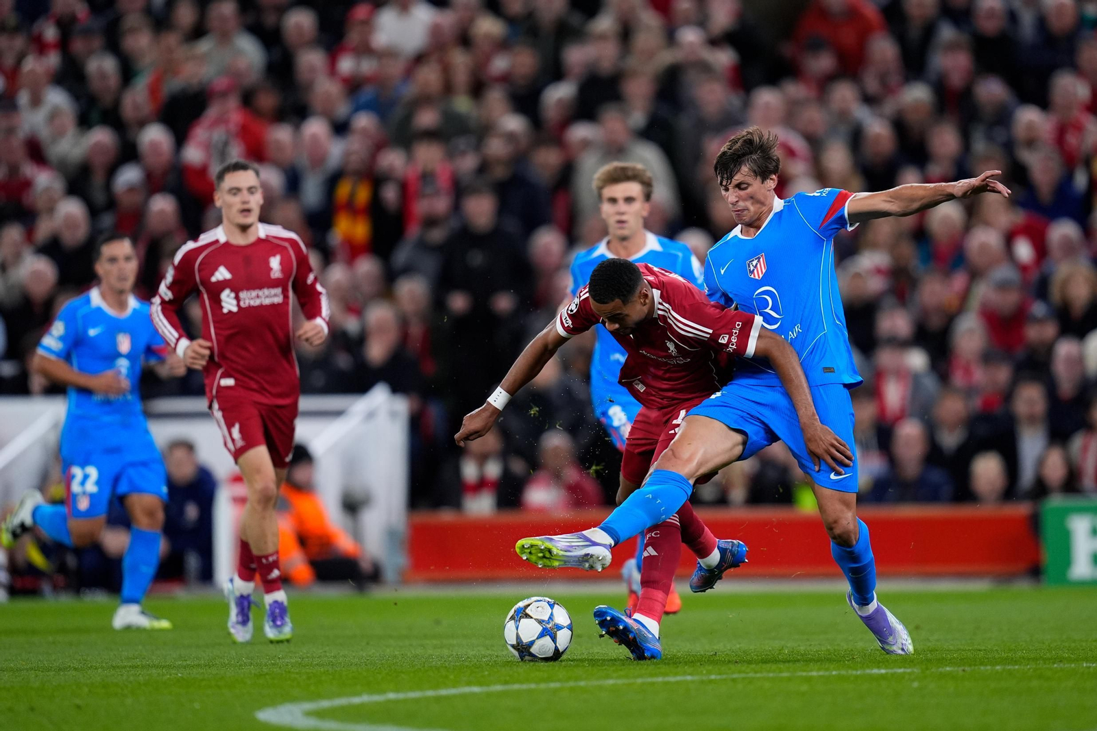 Las fotos del Liverpool - Atlético de Madrid