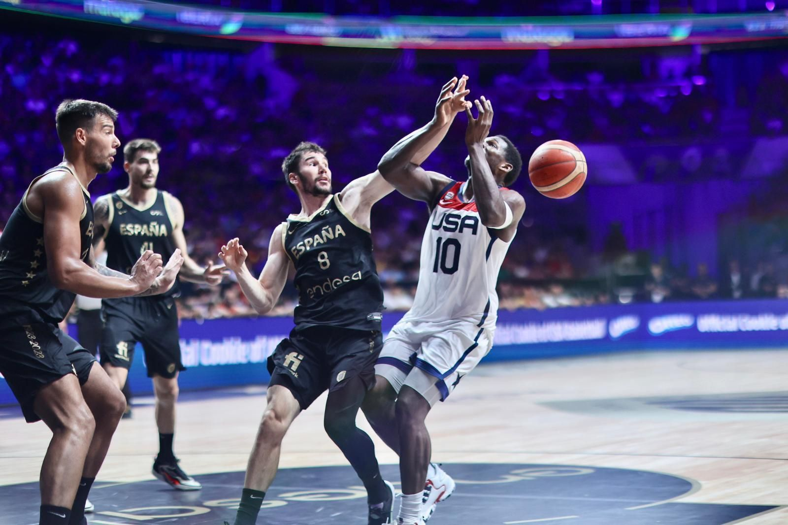 Las imágenes del España-Estados Unidos en el Martín Carpena