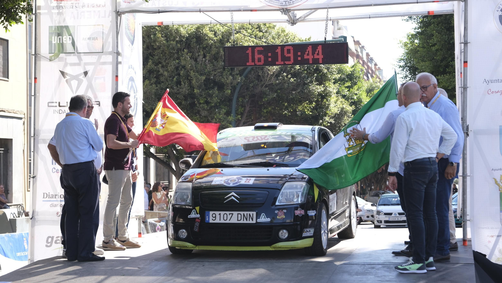Imágenes de la salida del Rallye Costa de Almería