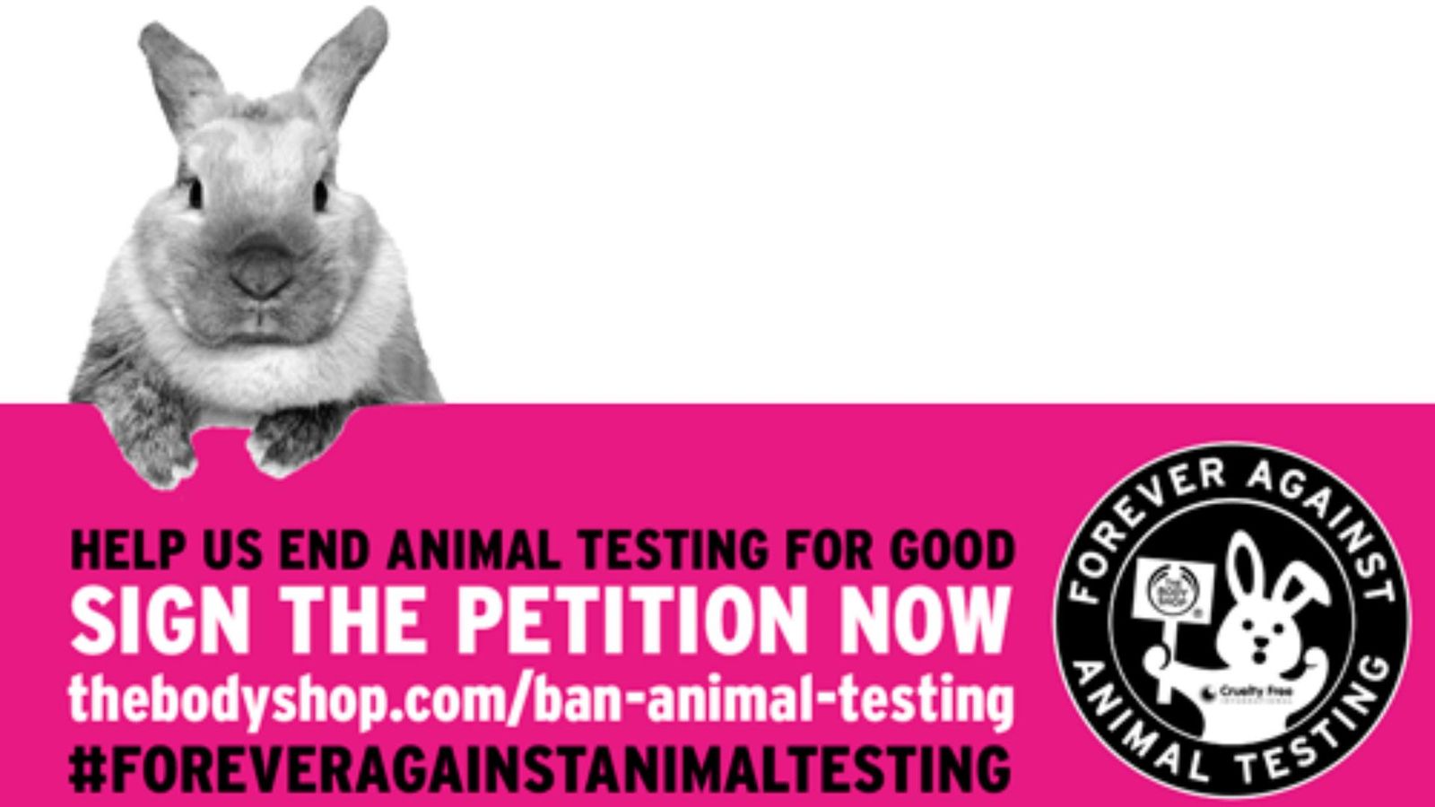 Campaña de firmas contra la experimentación animal