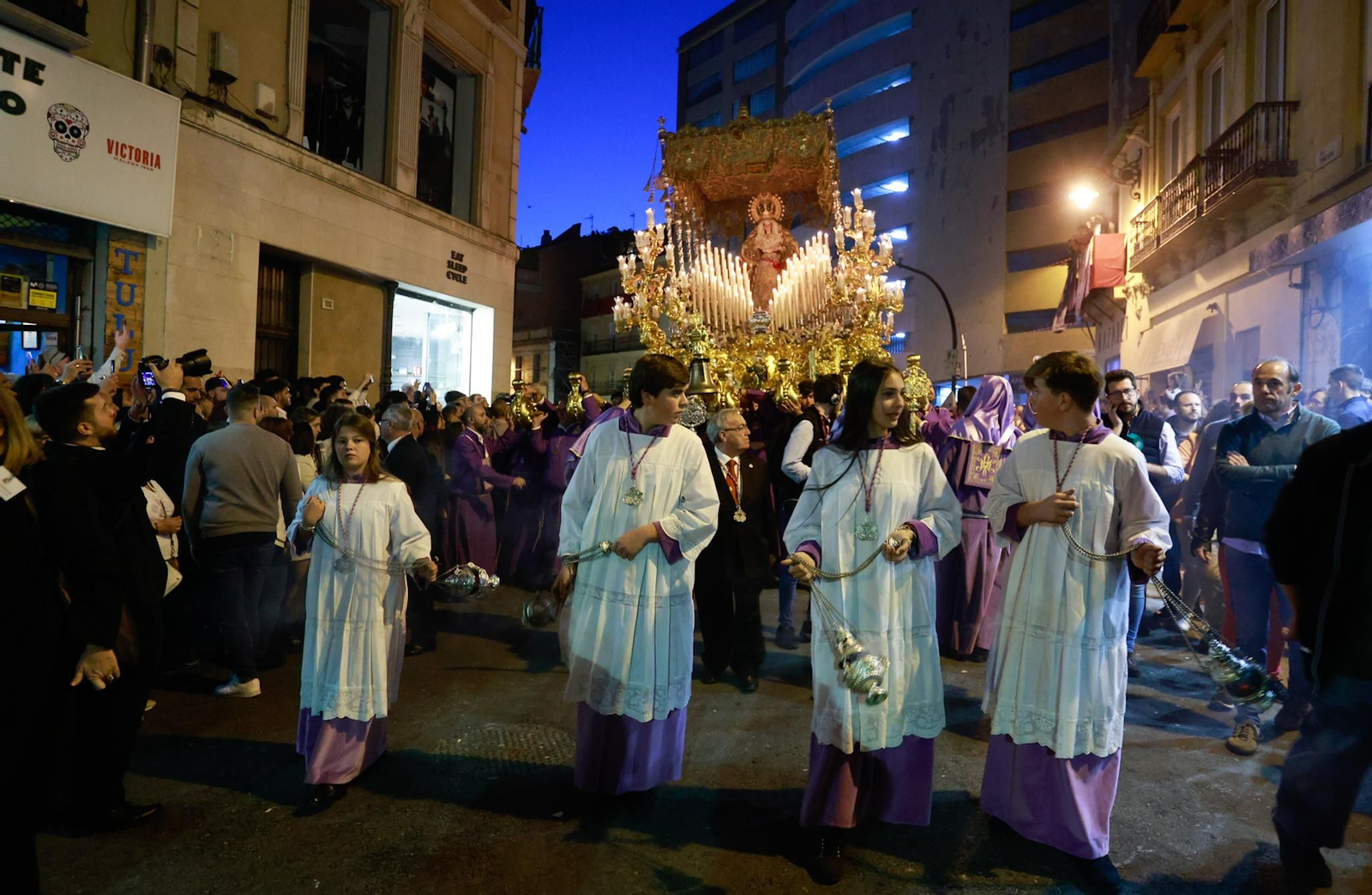 Fotos de La Sangre este Miércoles Santo en Málaga Fotos de La Sangre este Miércoles Santo en Málaga