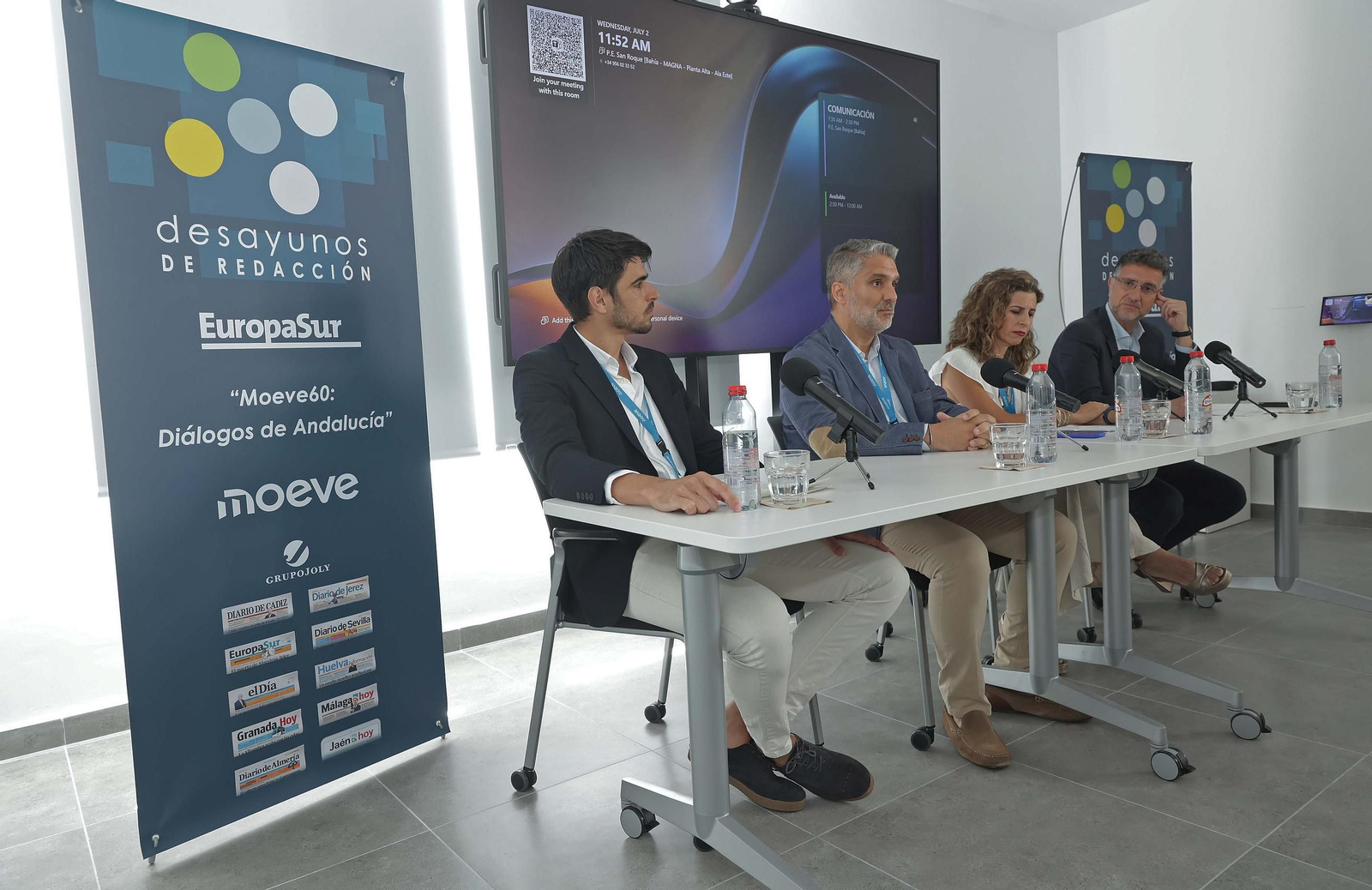 Fotos del Desayuno de Redacción de Europa Sur 'Moeve60 : Diálogos de Andalucía' en SanRoque