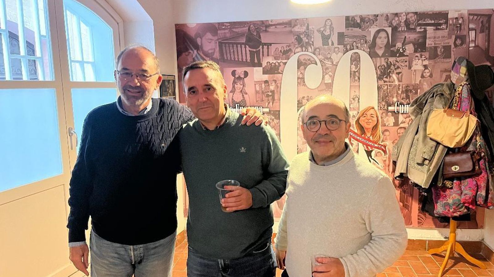 Fernado Santiago, David Doña y Kiki Hernández.