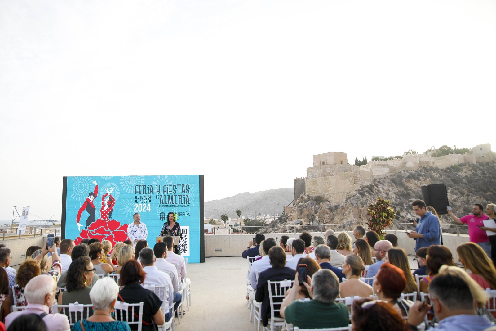 Presentación de la Feria de Almería 2024 en honor de la Virgen del Mar, en imágenes