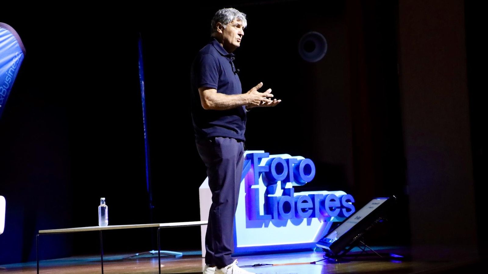 Nadal durante su conferencia en la UAL.