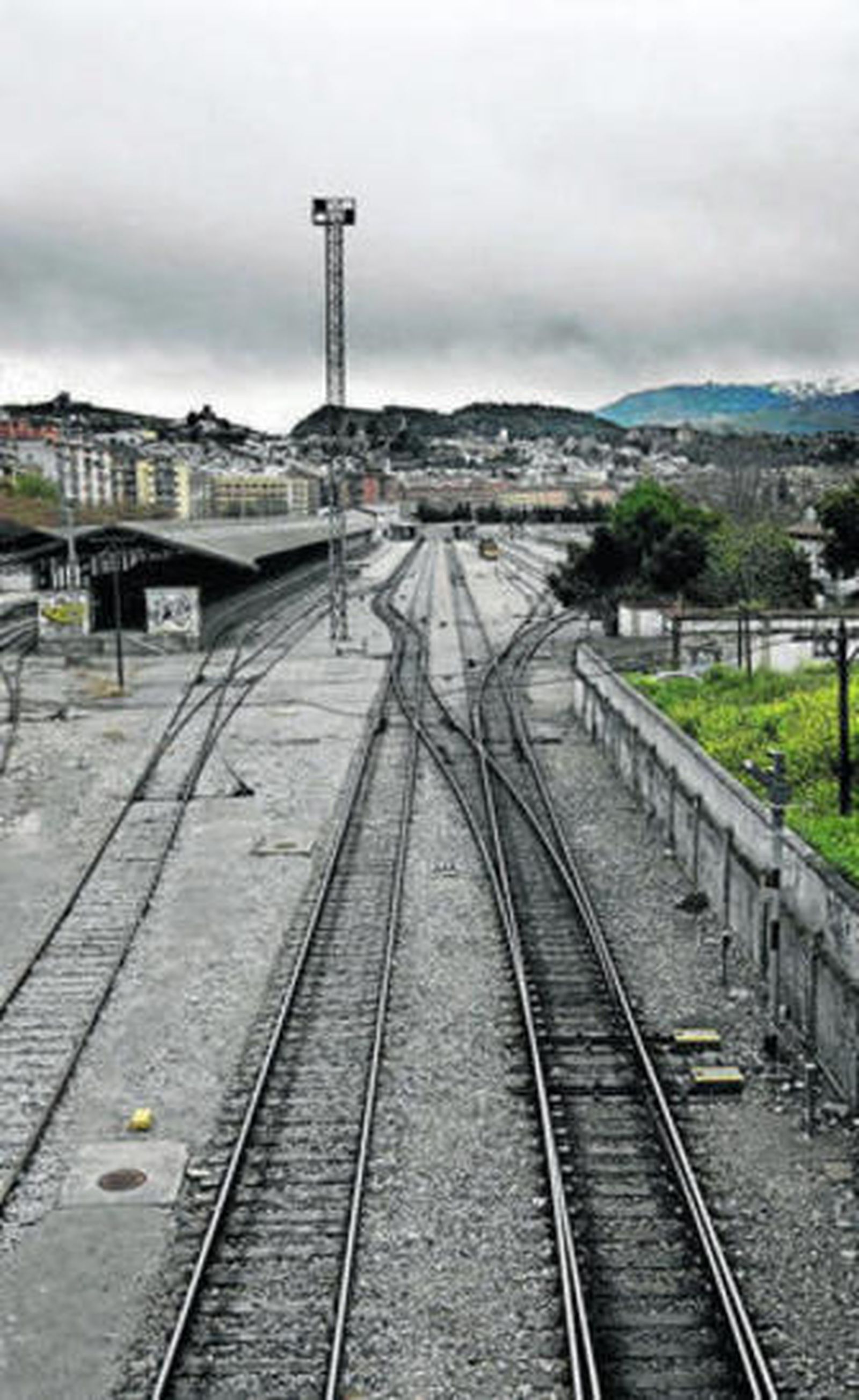 Estación de tren de Granada, en la avenida Andaluces.